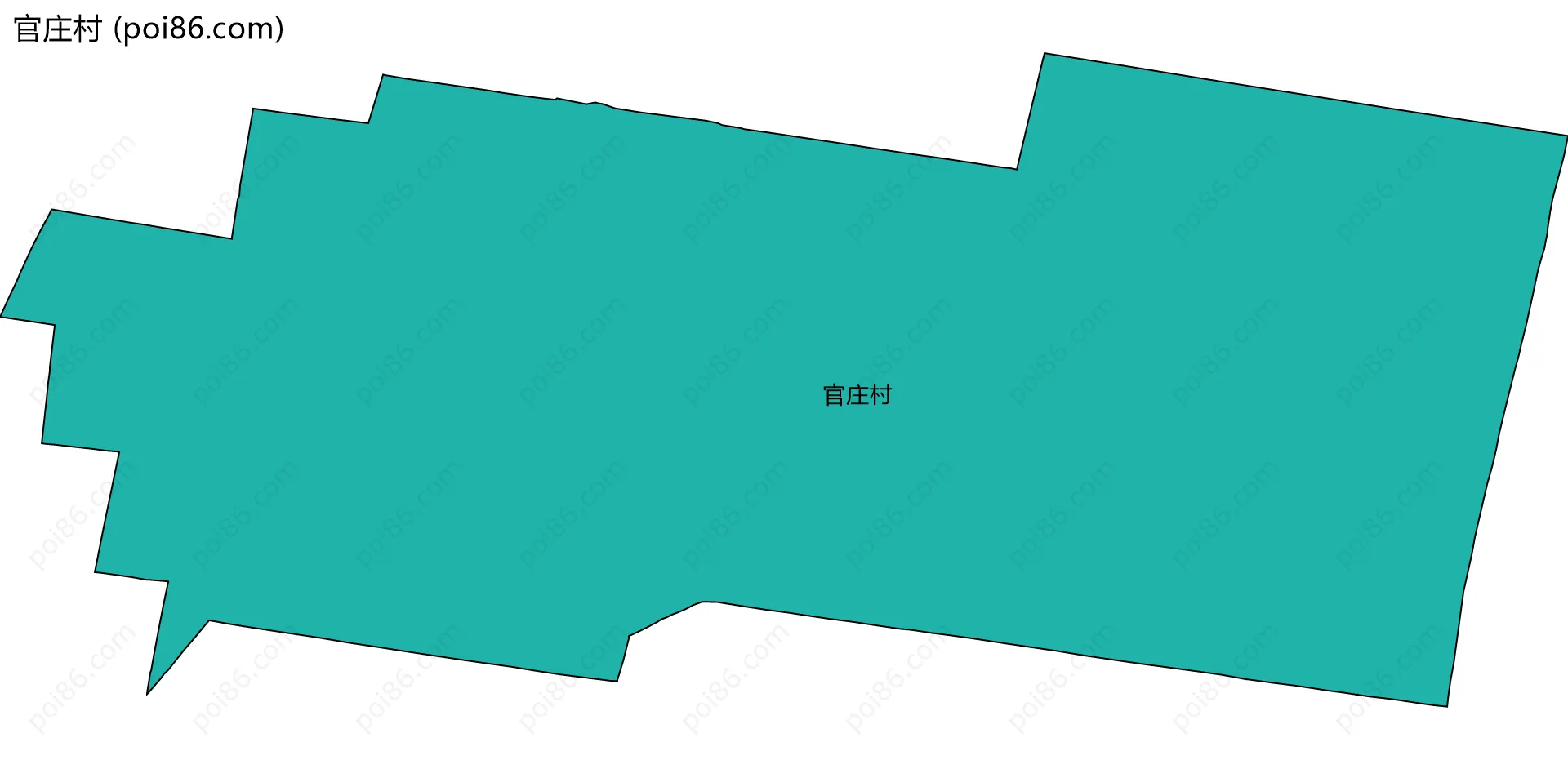 官庄村边界地图