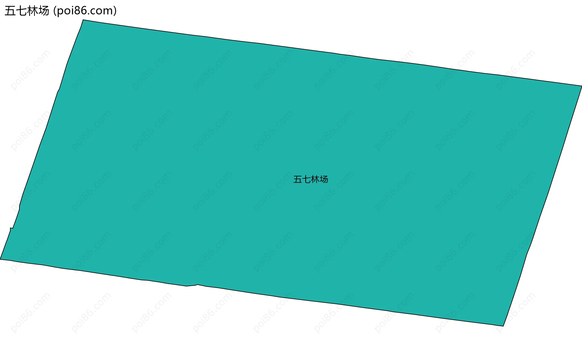 五七林场边界地图