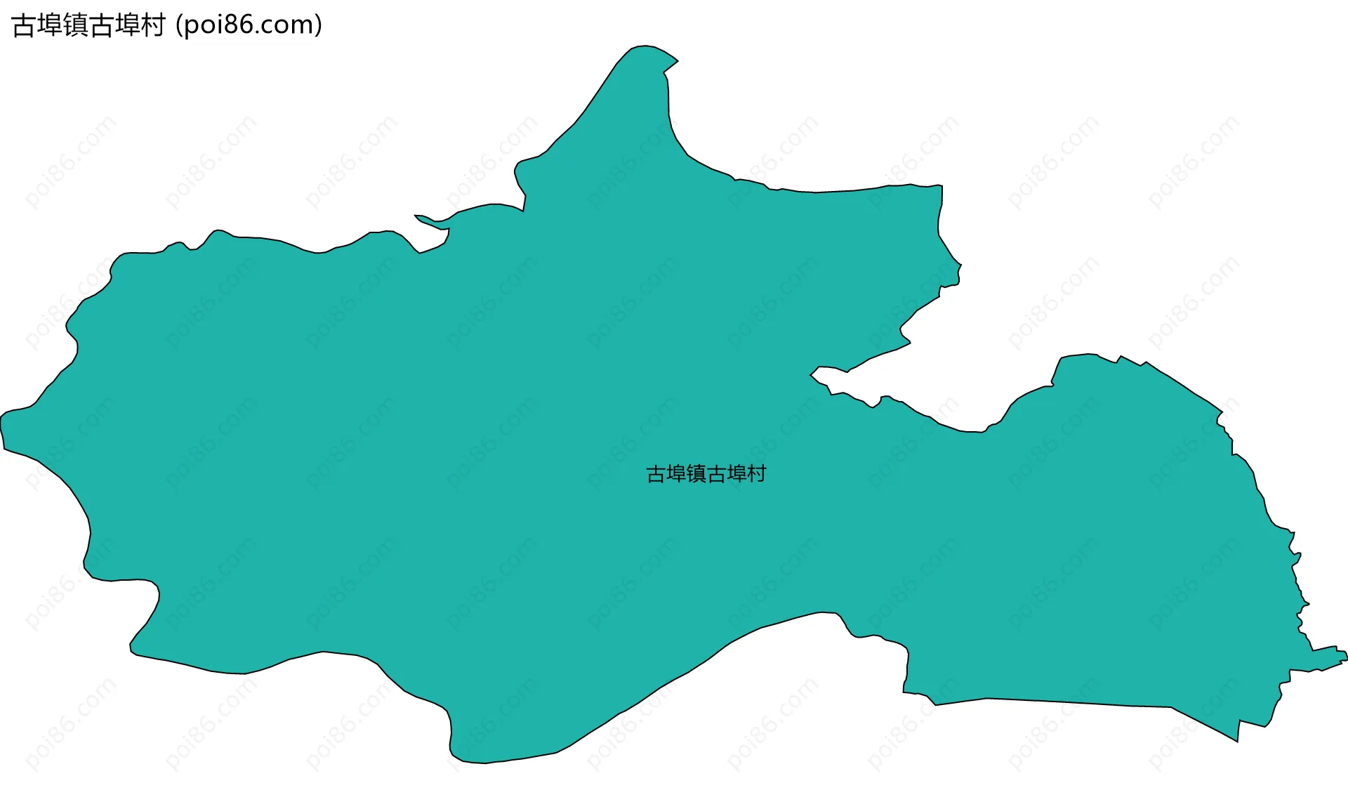 古埠镇古埠村边界地图