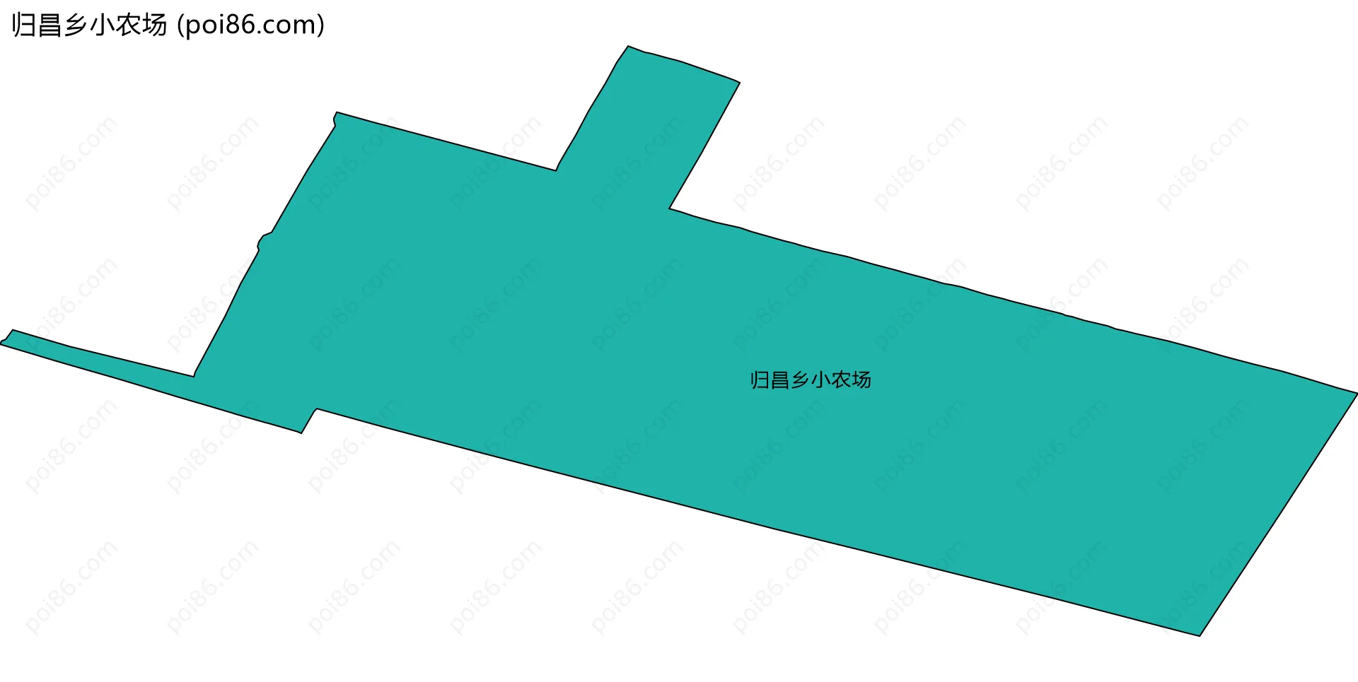 归昌乡小农场边界地图