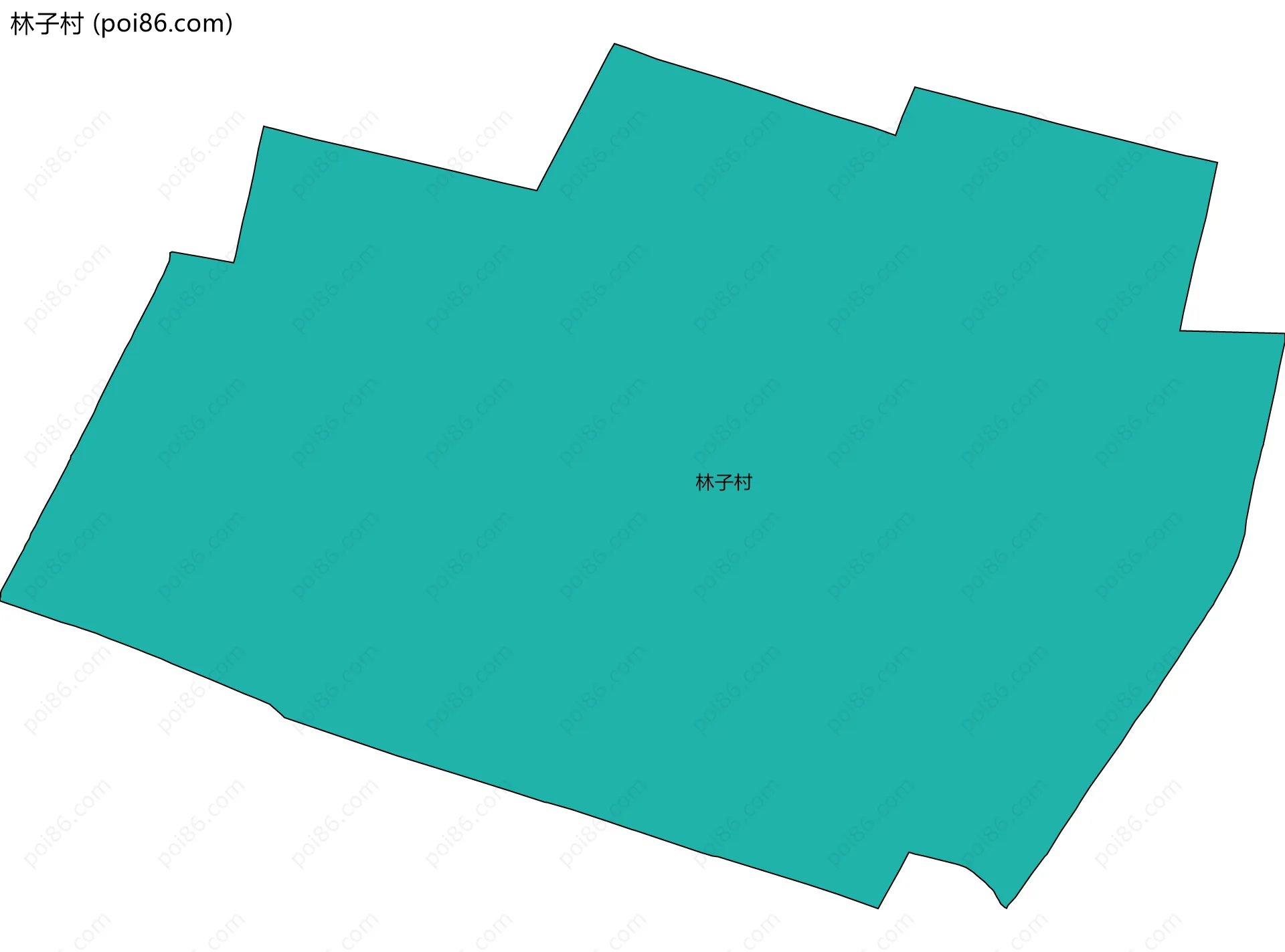 林子村边界地图