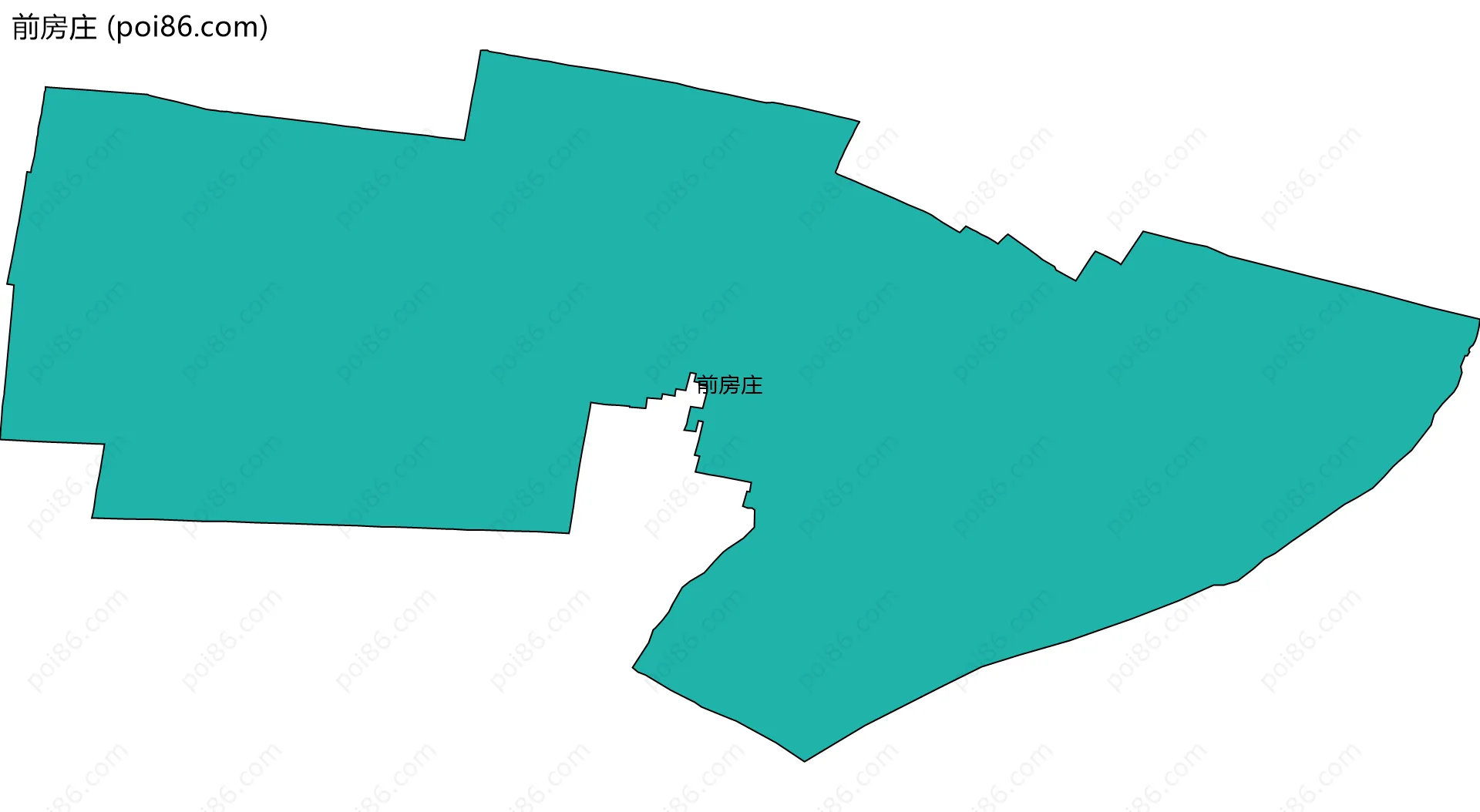 前房庄边界地图