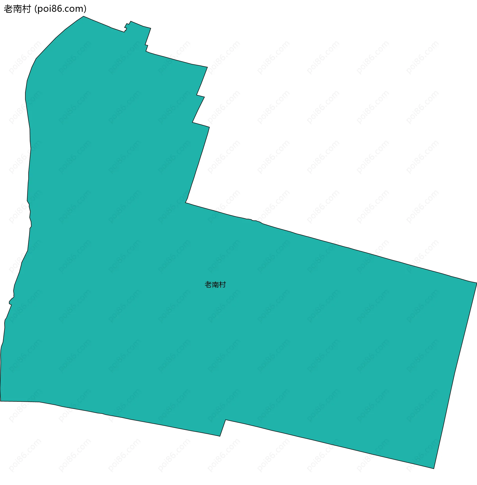 老南村边界地图