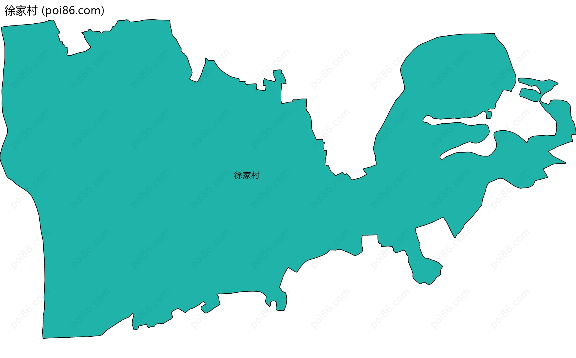 徐家村边界地图