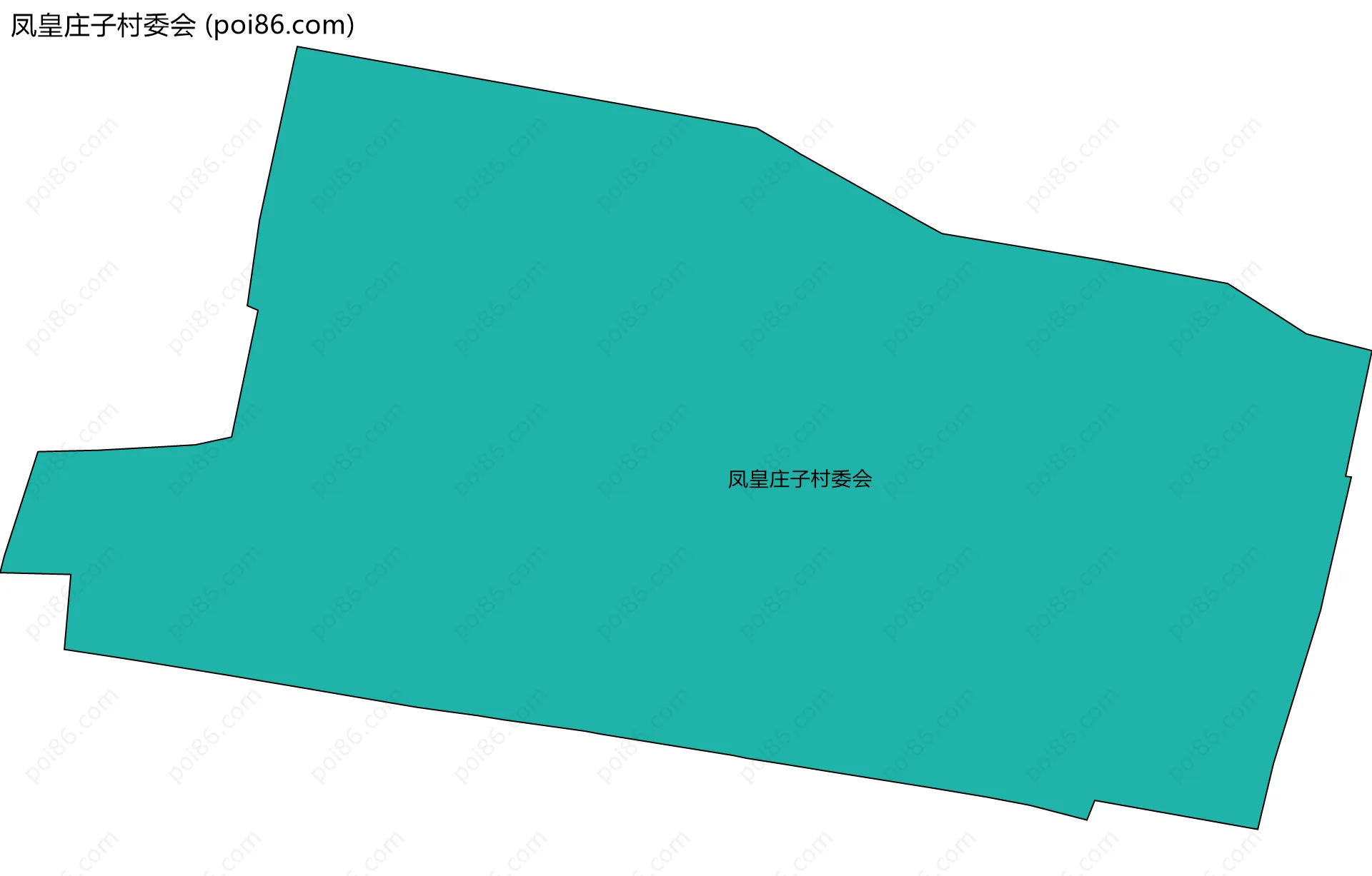 凤皇庄子村委会边界地图