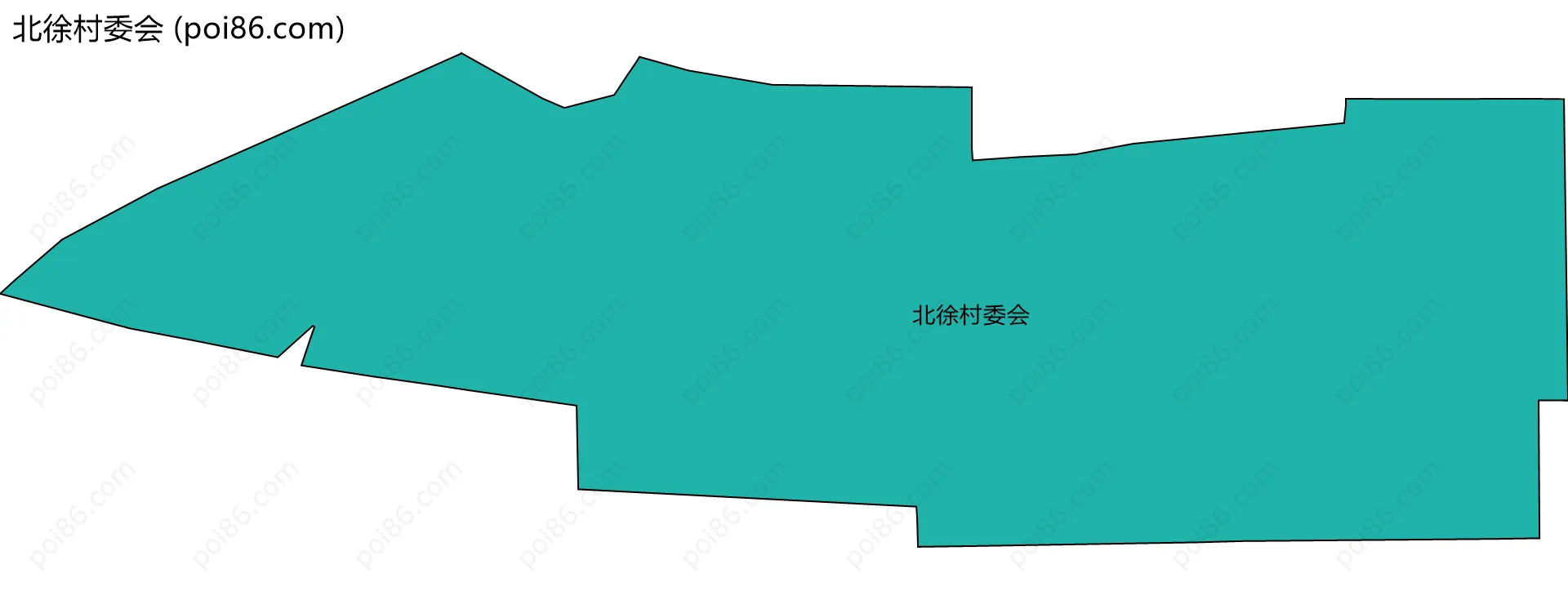 北徐村委会边界地图