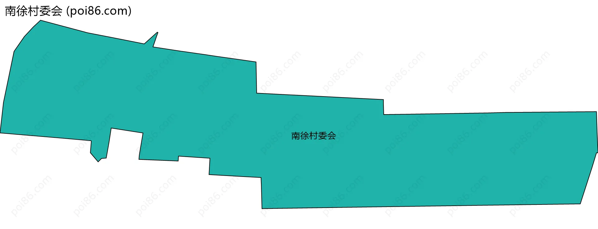 南徐村委会边界地图