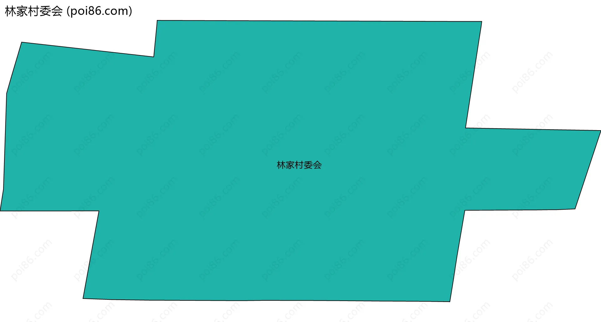 林家村委会边界地图