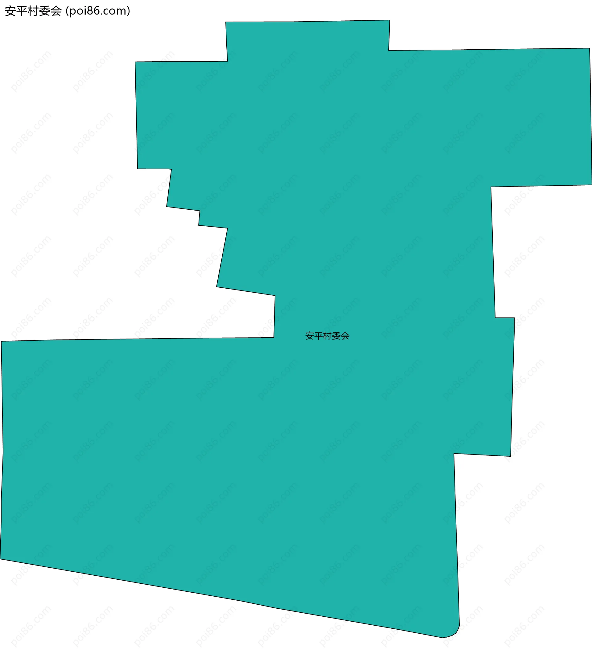 安平村委会边界地图