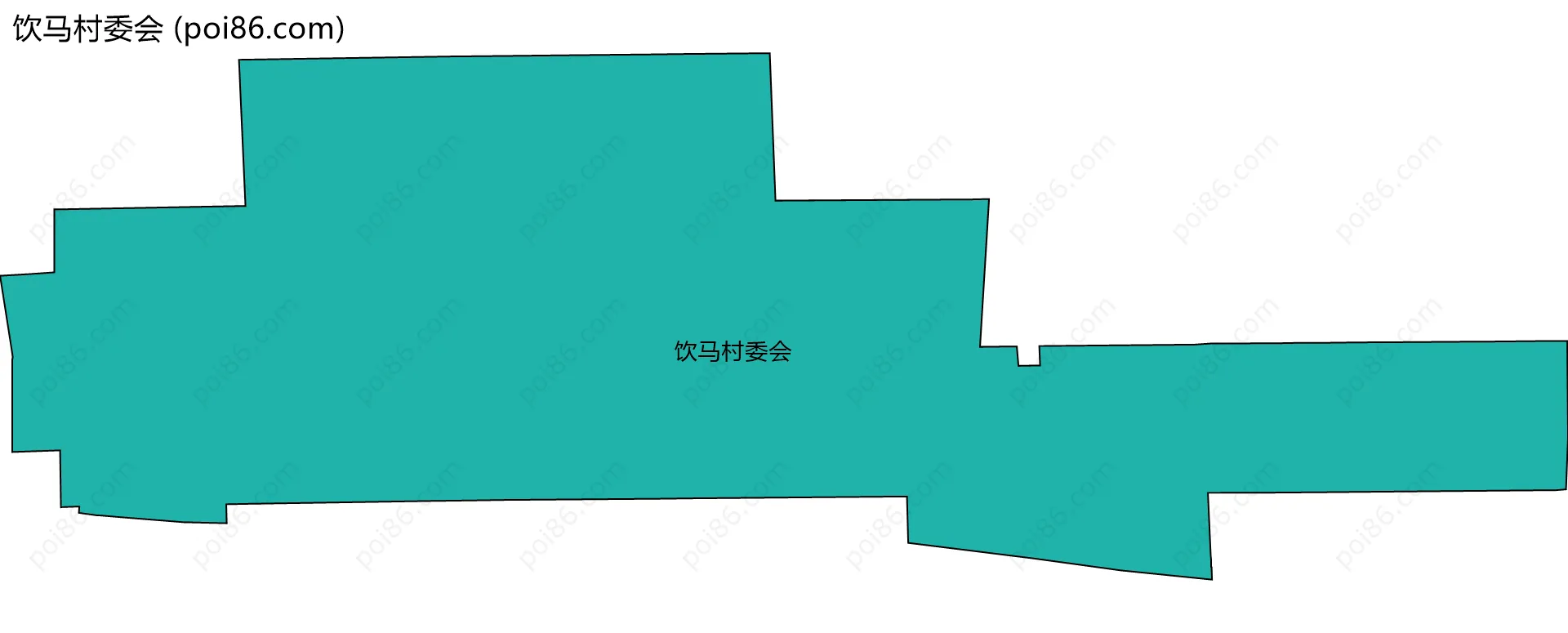 饮马村委会边界地图