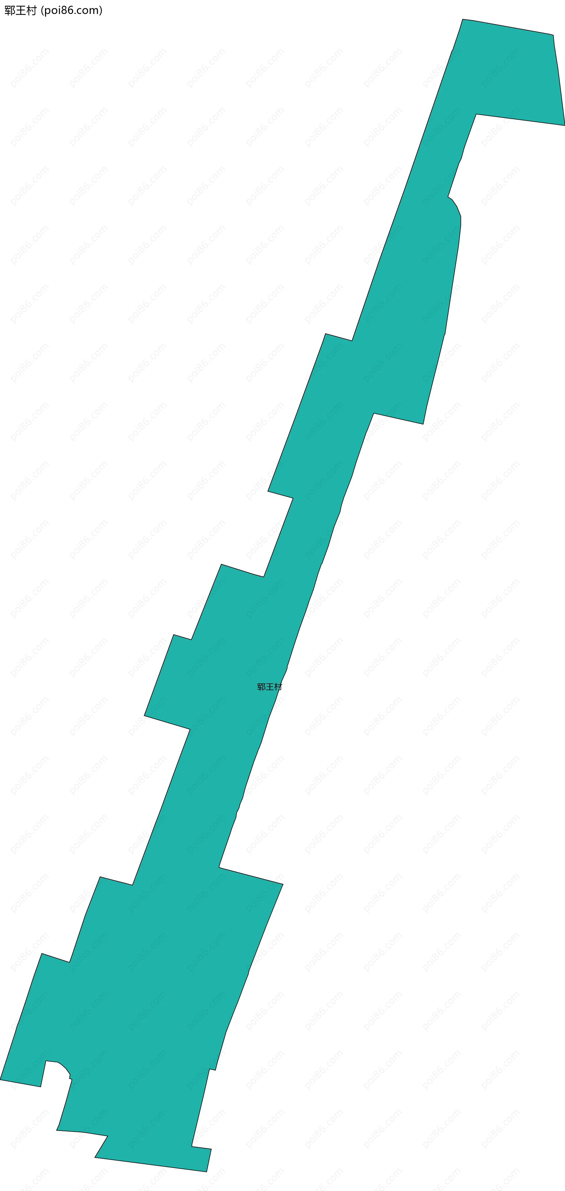 郓王村边界地图