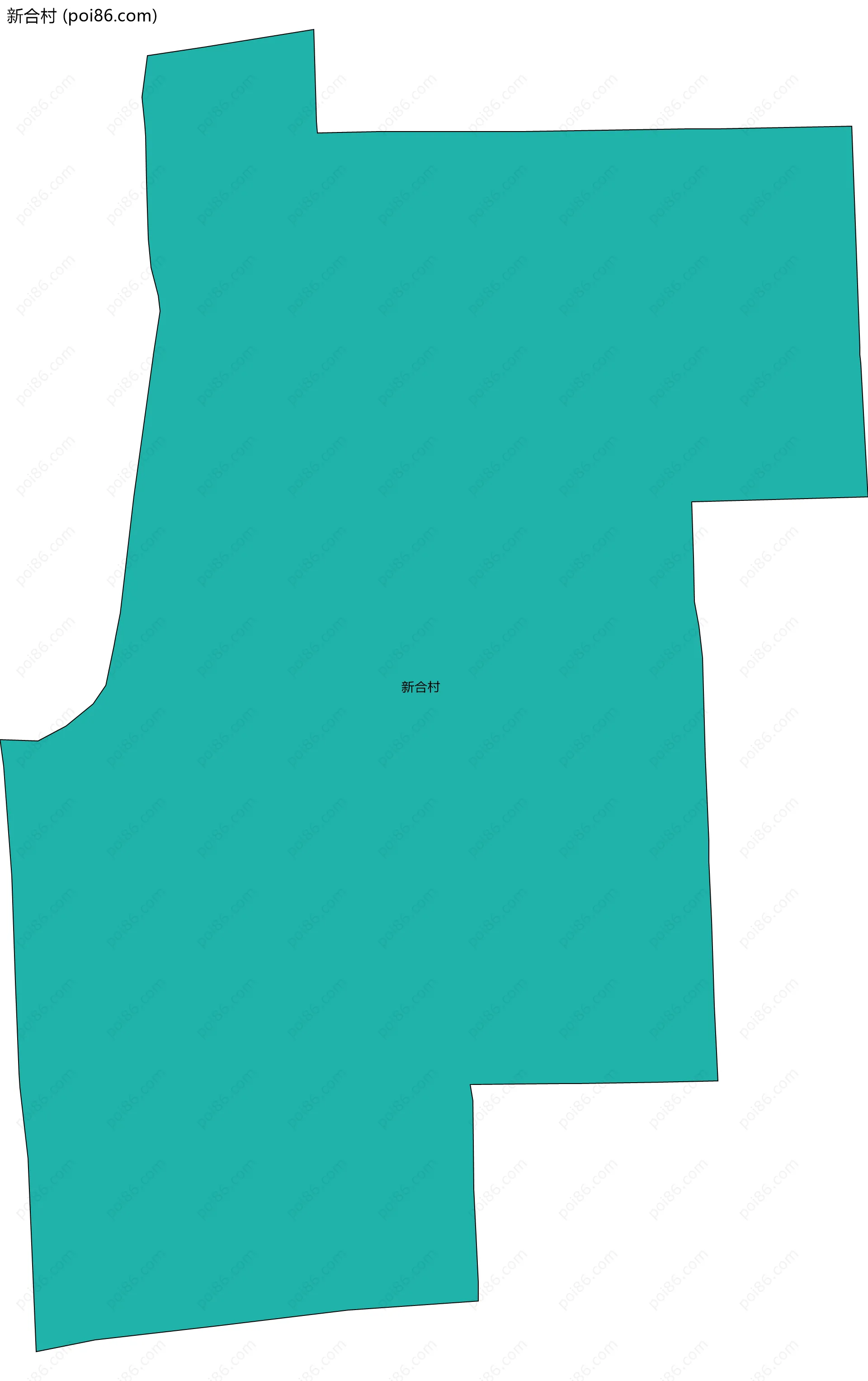 新合村边界地图