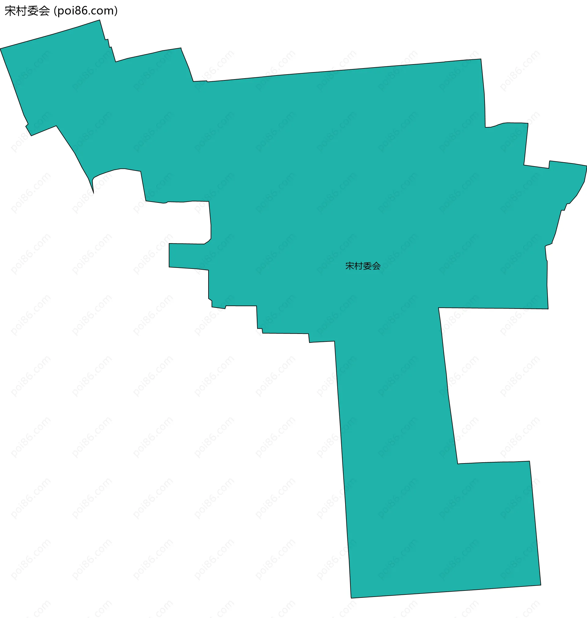 宋村委会边界地图