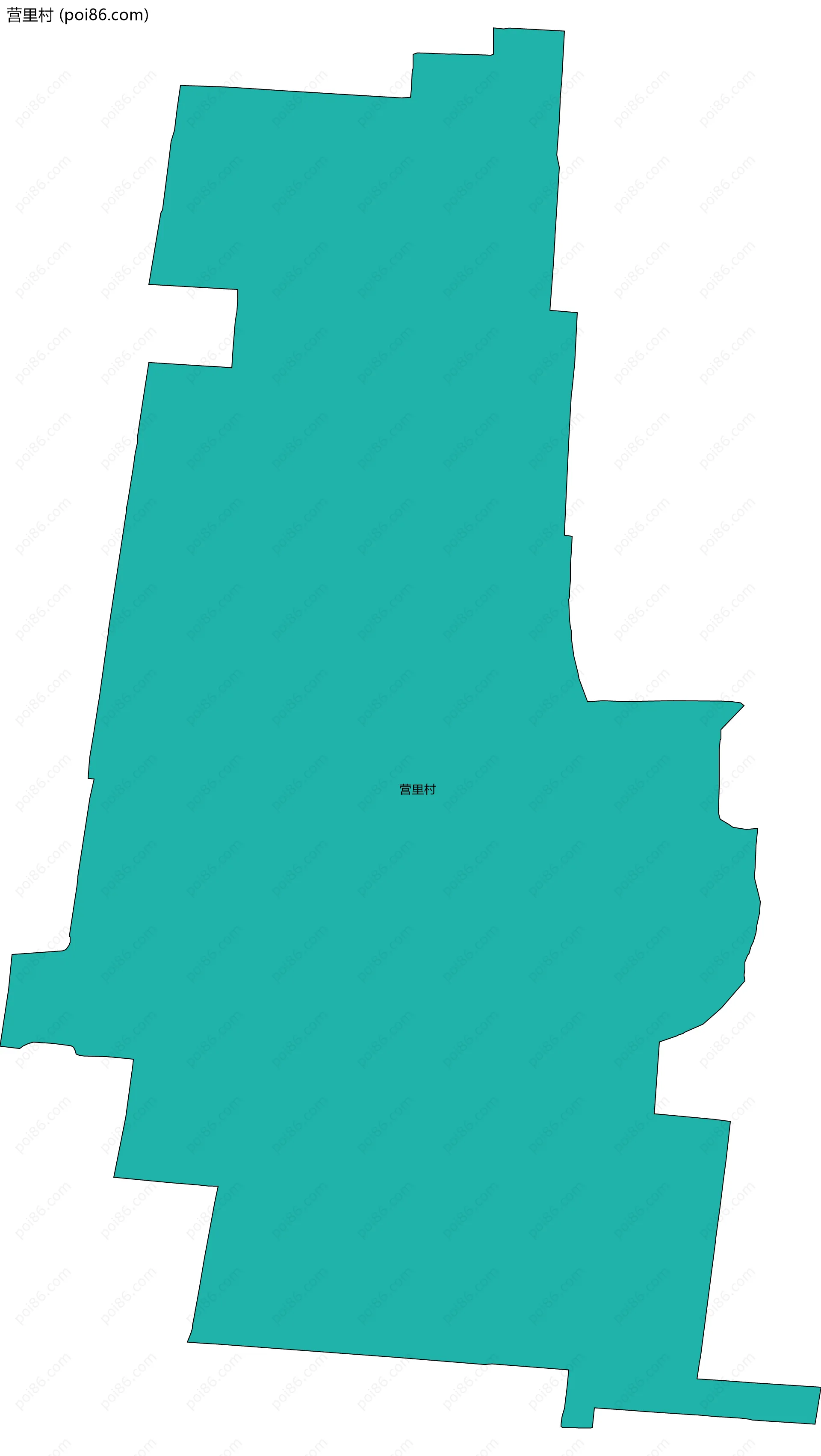 营里村边界地图