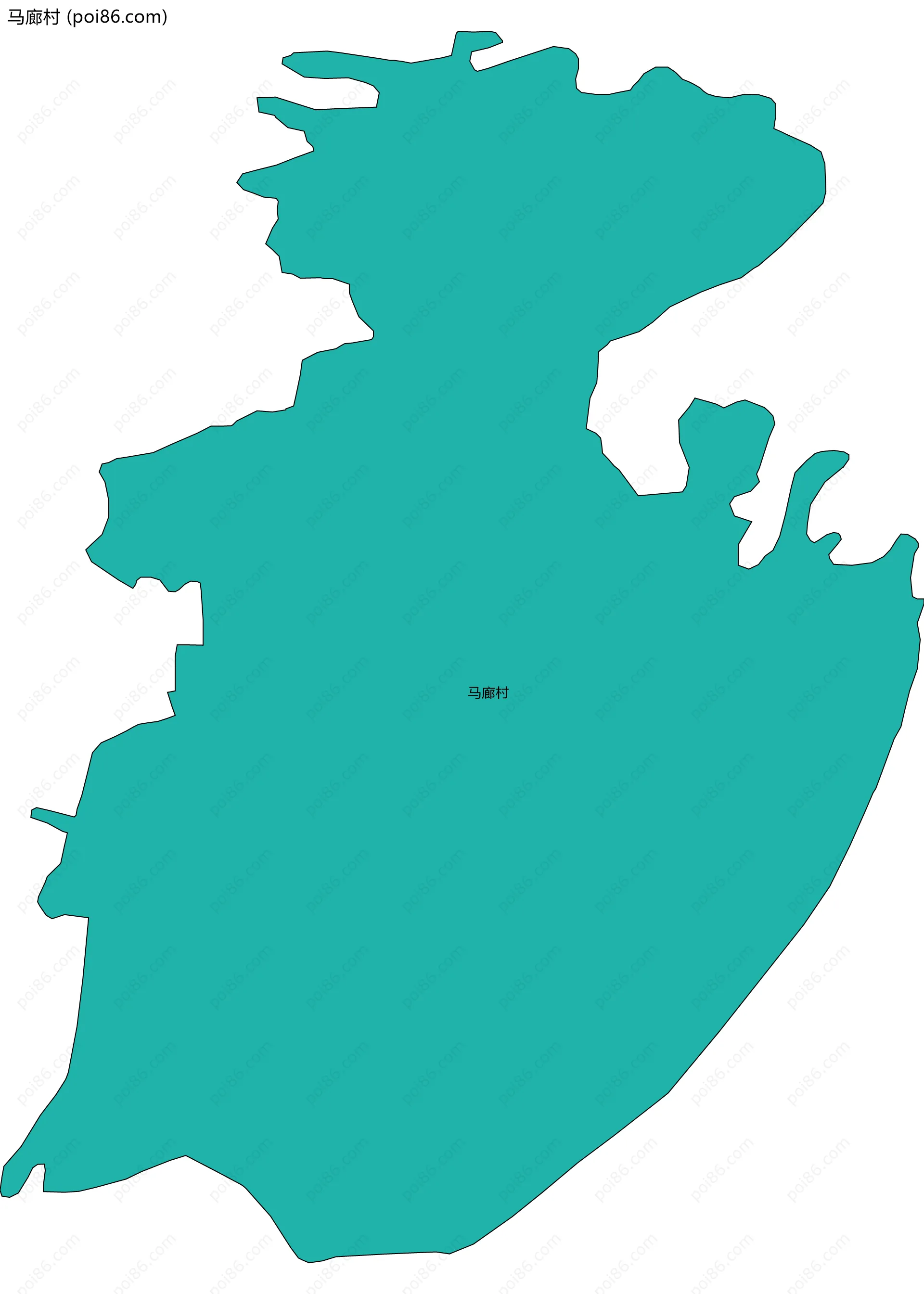 马廊村边界地图