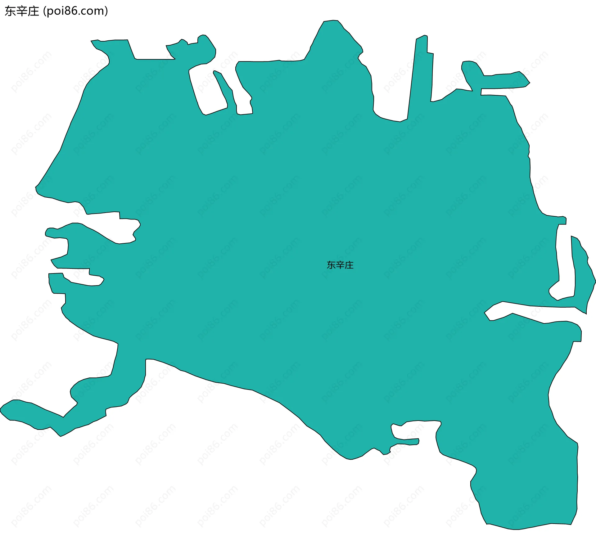 东辛庄边界地图