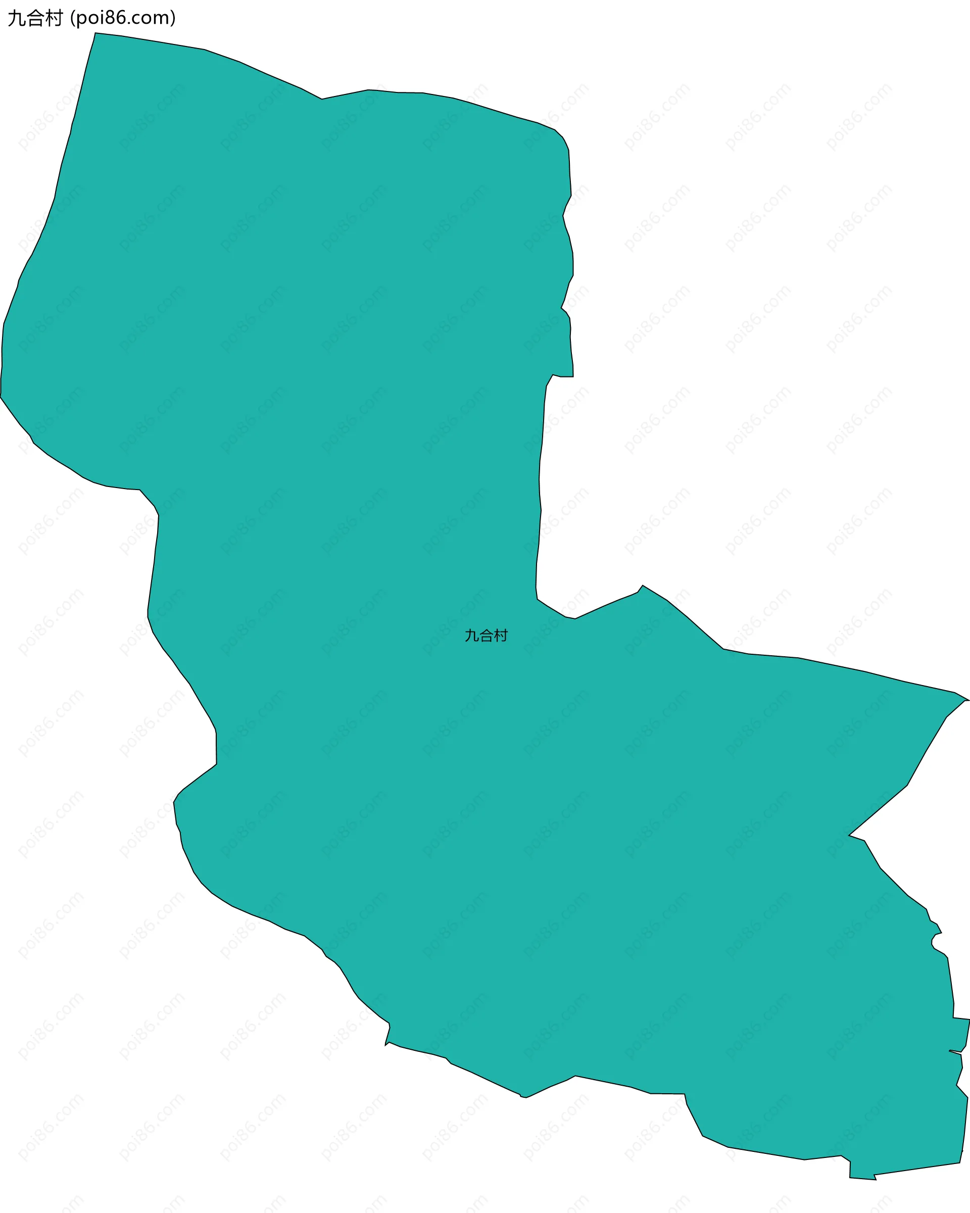 九合村边界地图