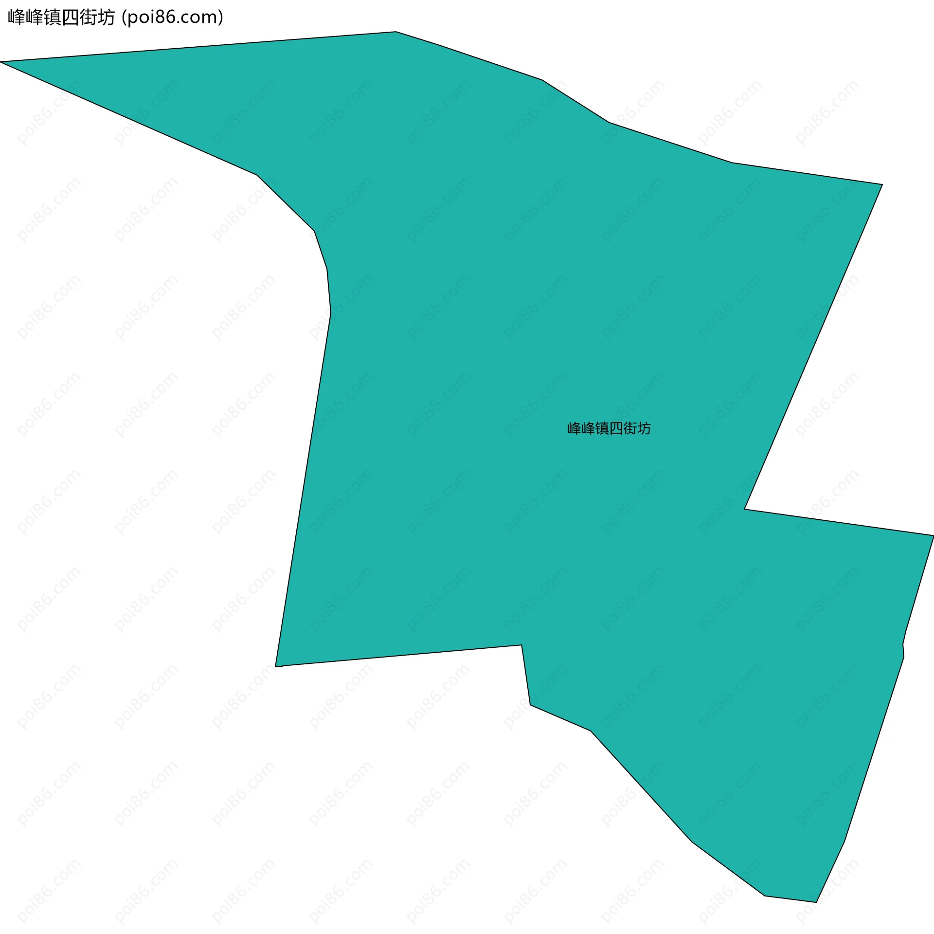 峰峰镇四街坊边界地图