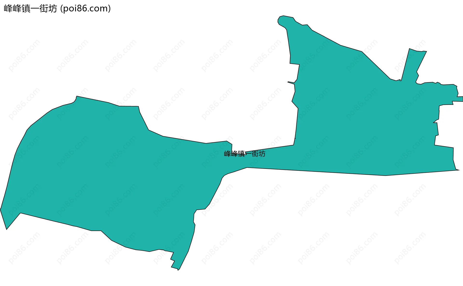 峰峰镇一街坊边界地图