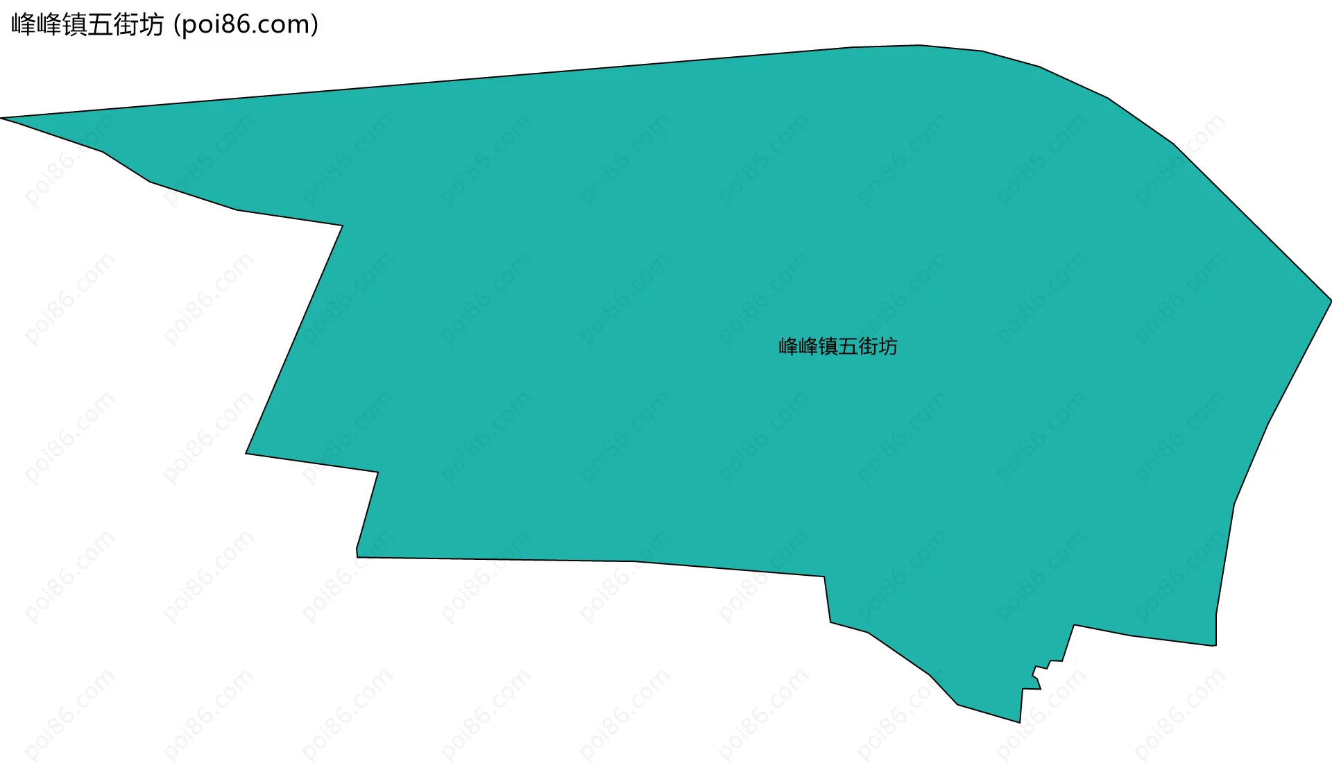 峰峰镇五街坊边界地图