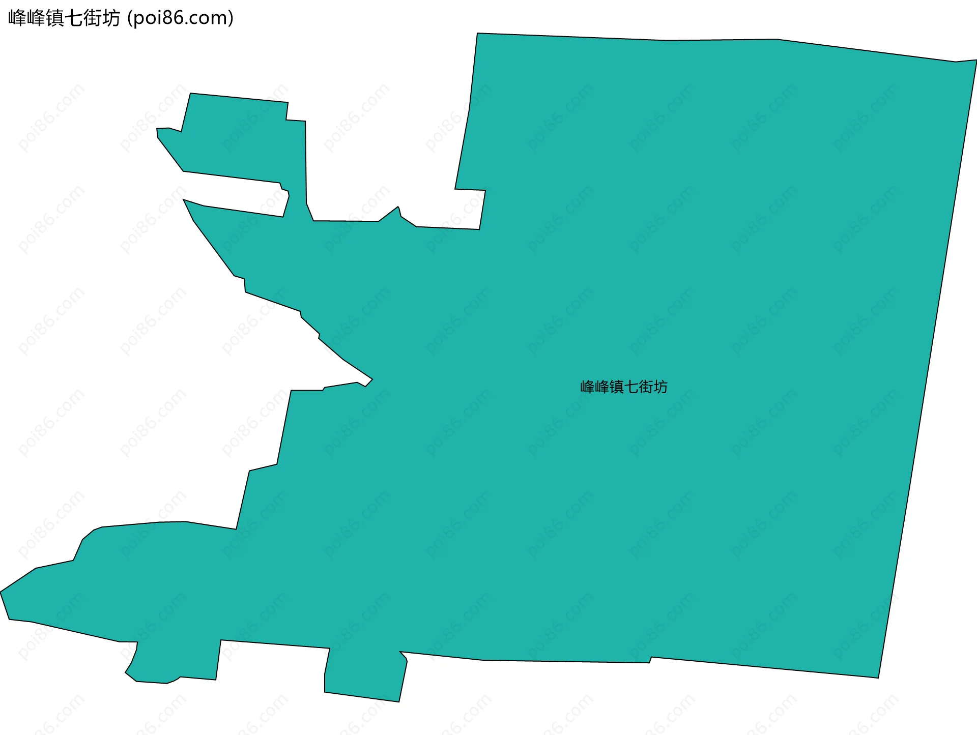 峰峰镇七街坊边界地图