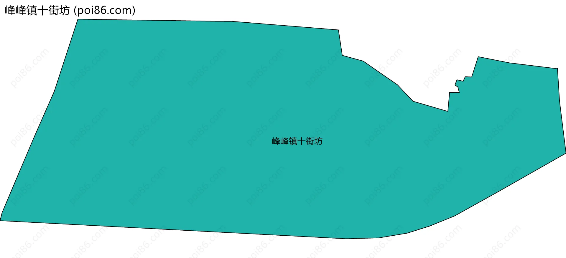 峰峰镇十街坊边界地图