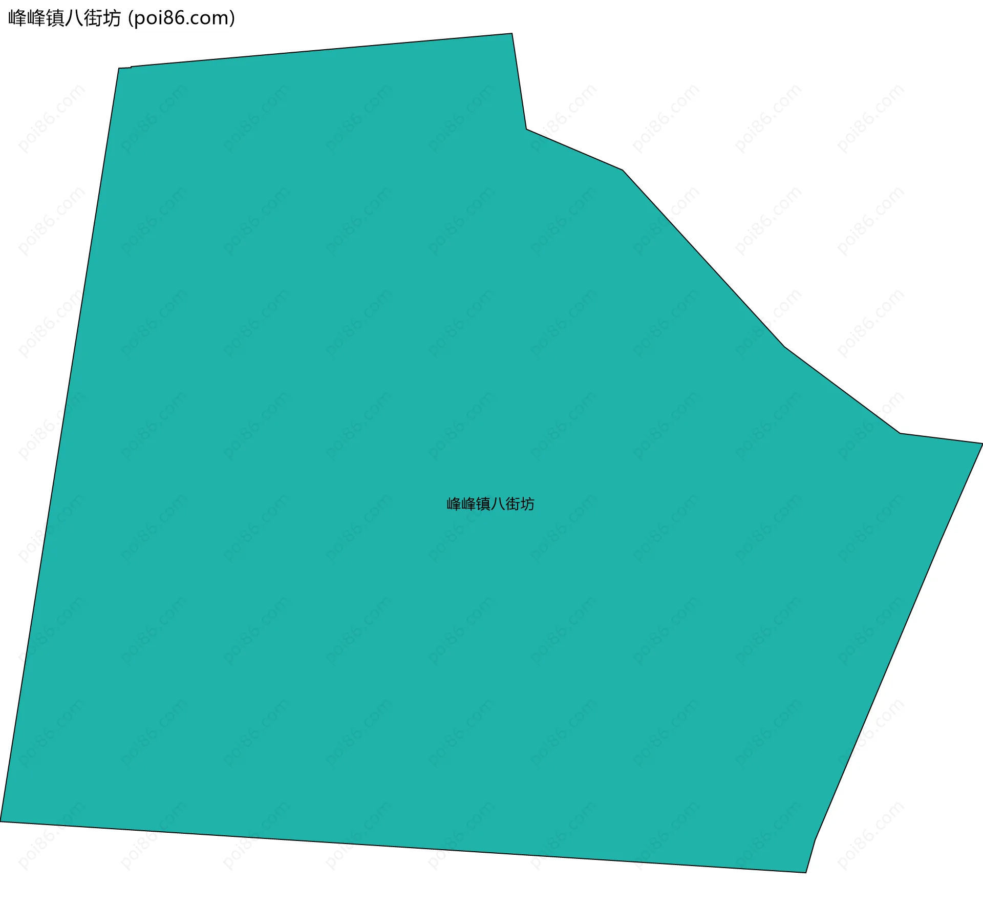 峰峰镇八街坊边界地图