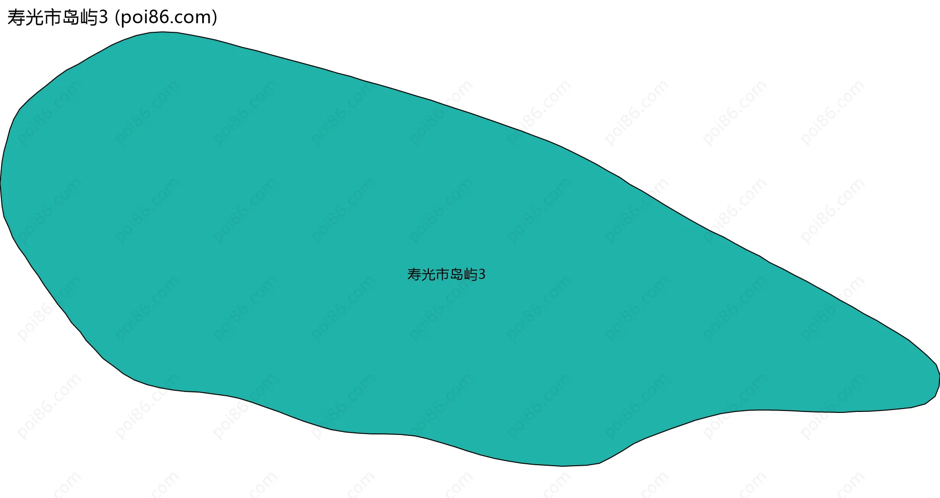 寿光市岛屿3边界地图