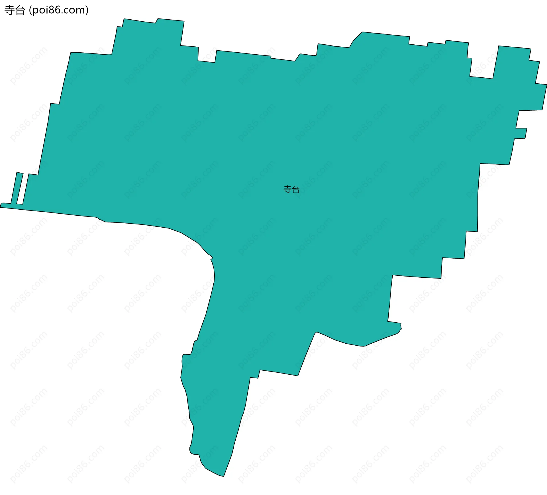 寺台边界地图