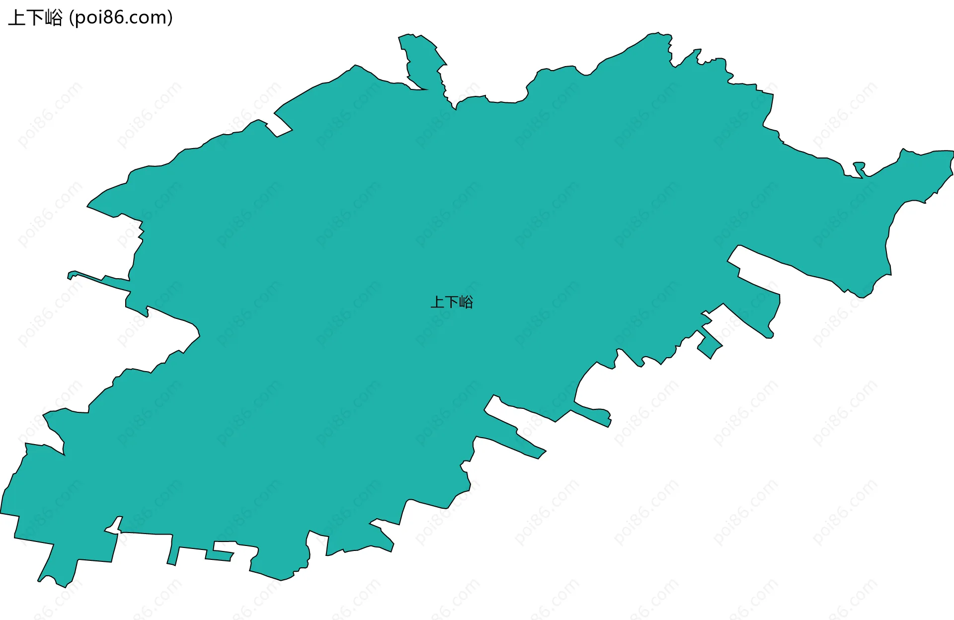 上下峪边界地图
