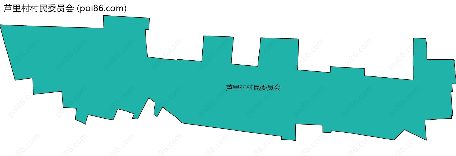 芦里村村民委员会边界地图