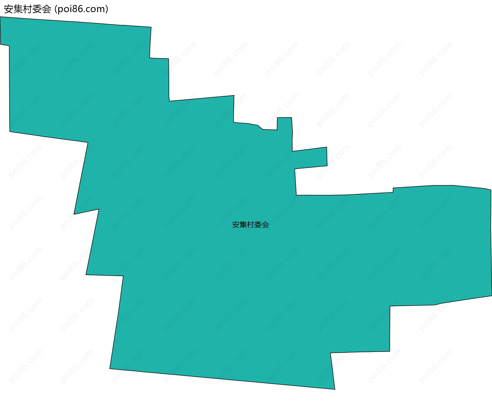 安集村委会边界地图