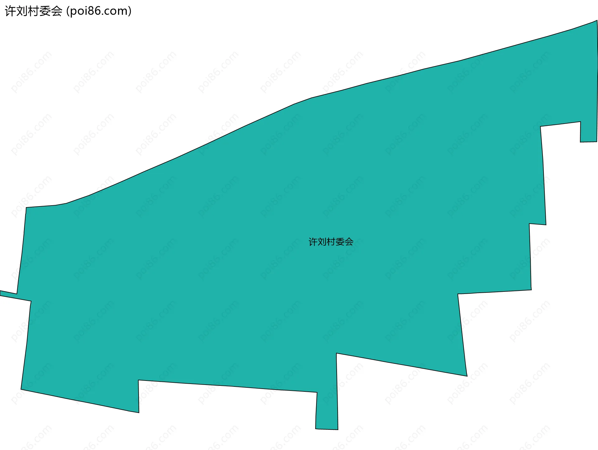 许刘村委会边界地图