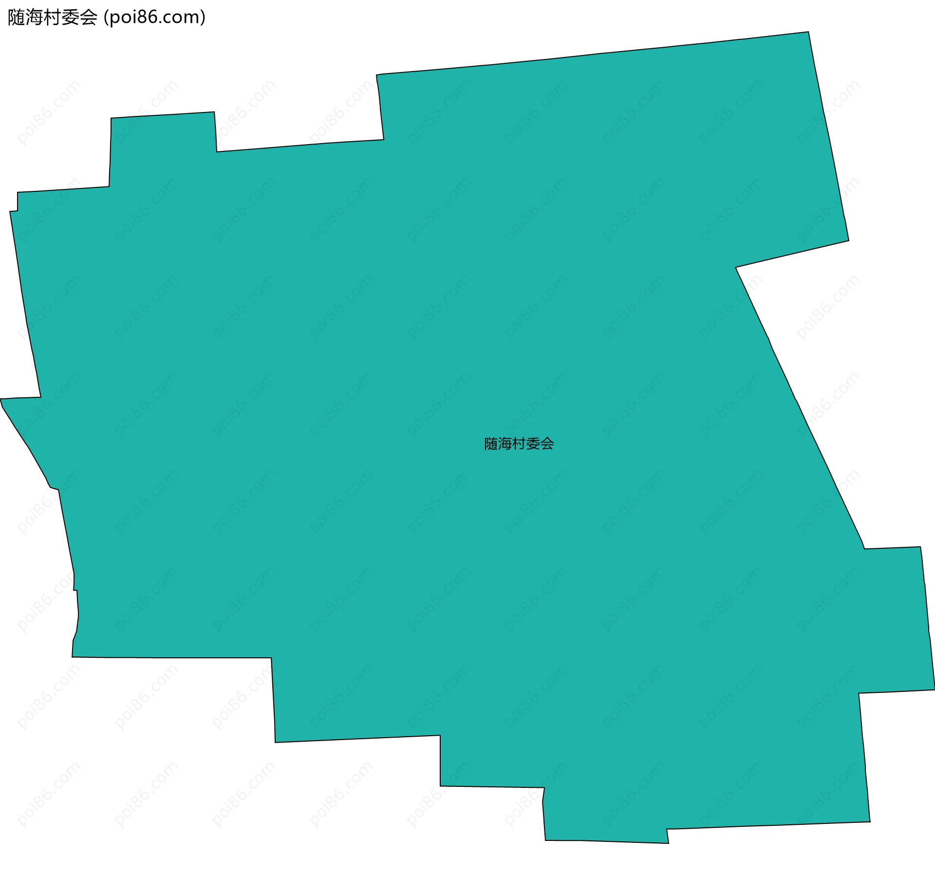 随海村委会边界地图