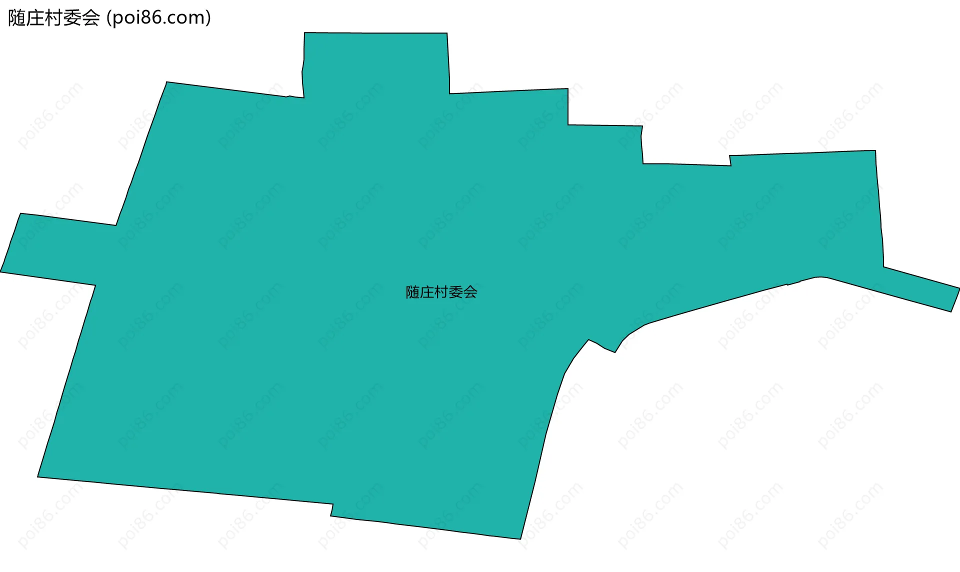 随庄村委会边界地图