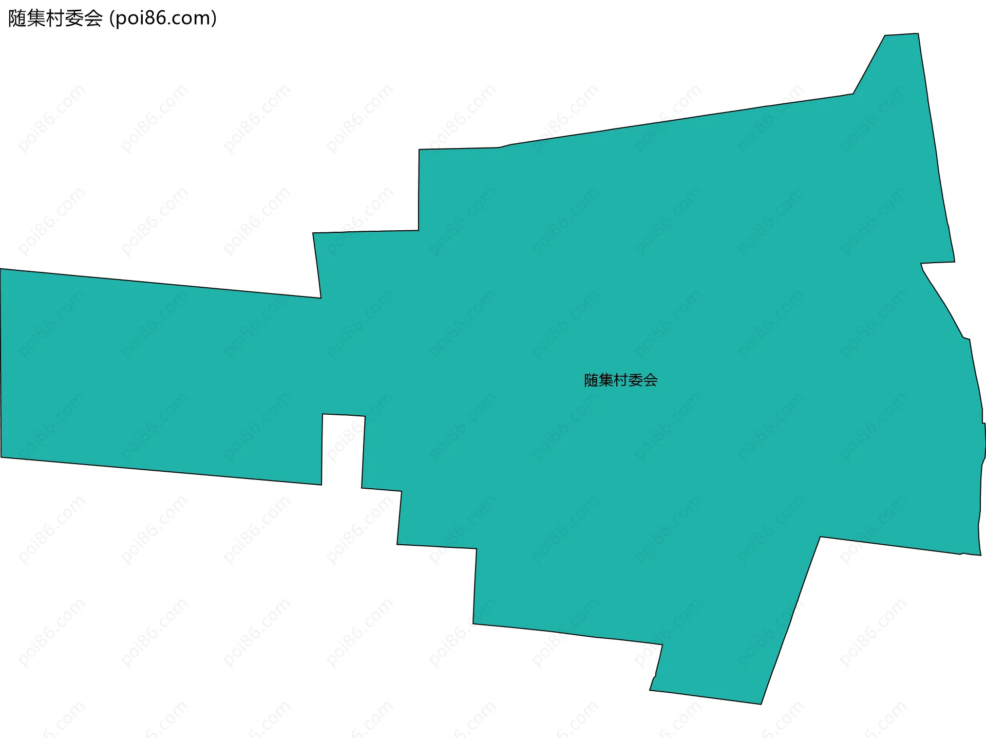 随集村委会边界地图