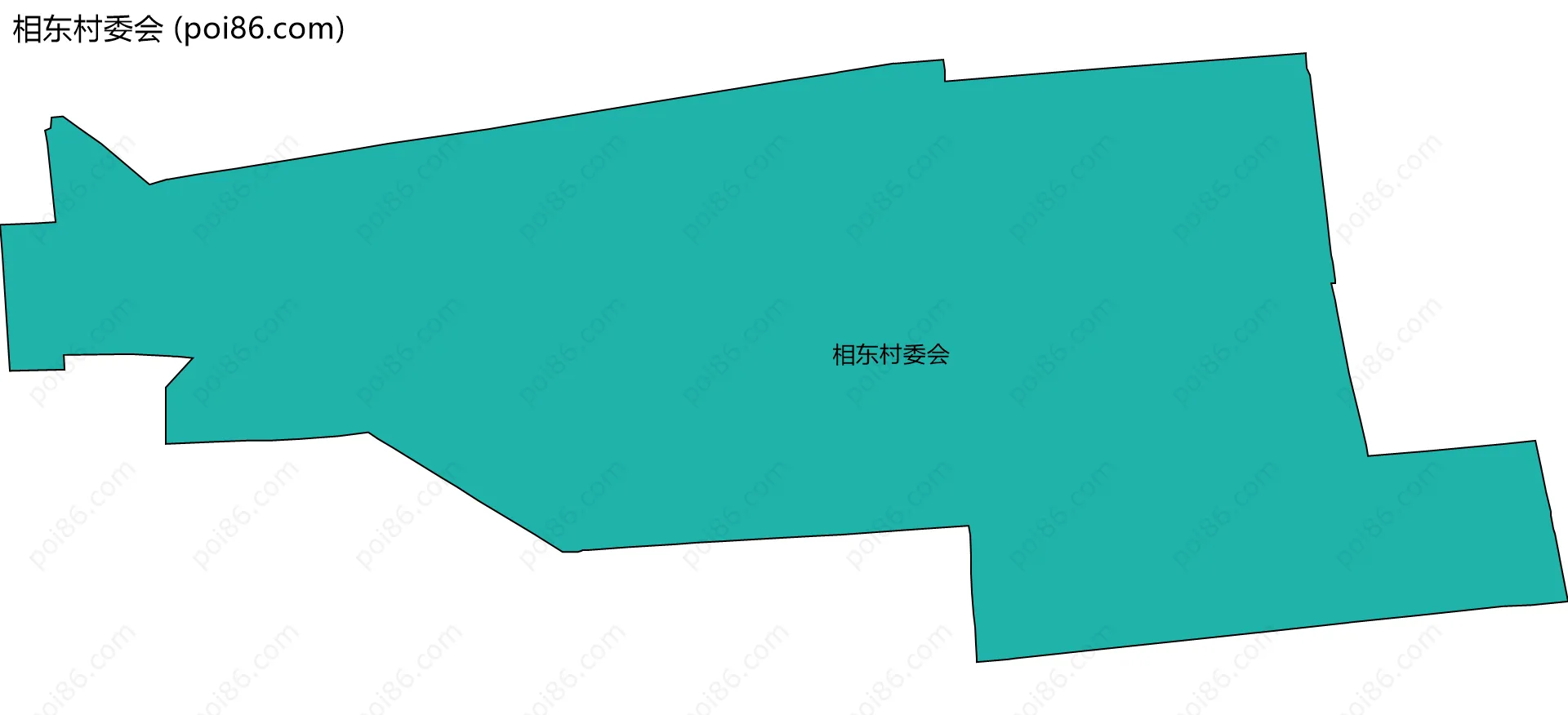 相东村委会边界地图