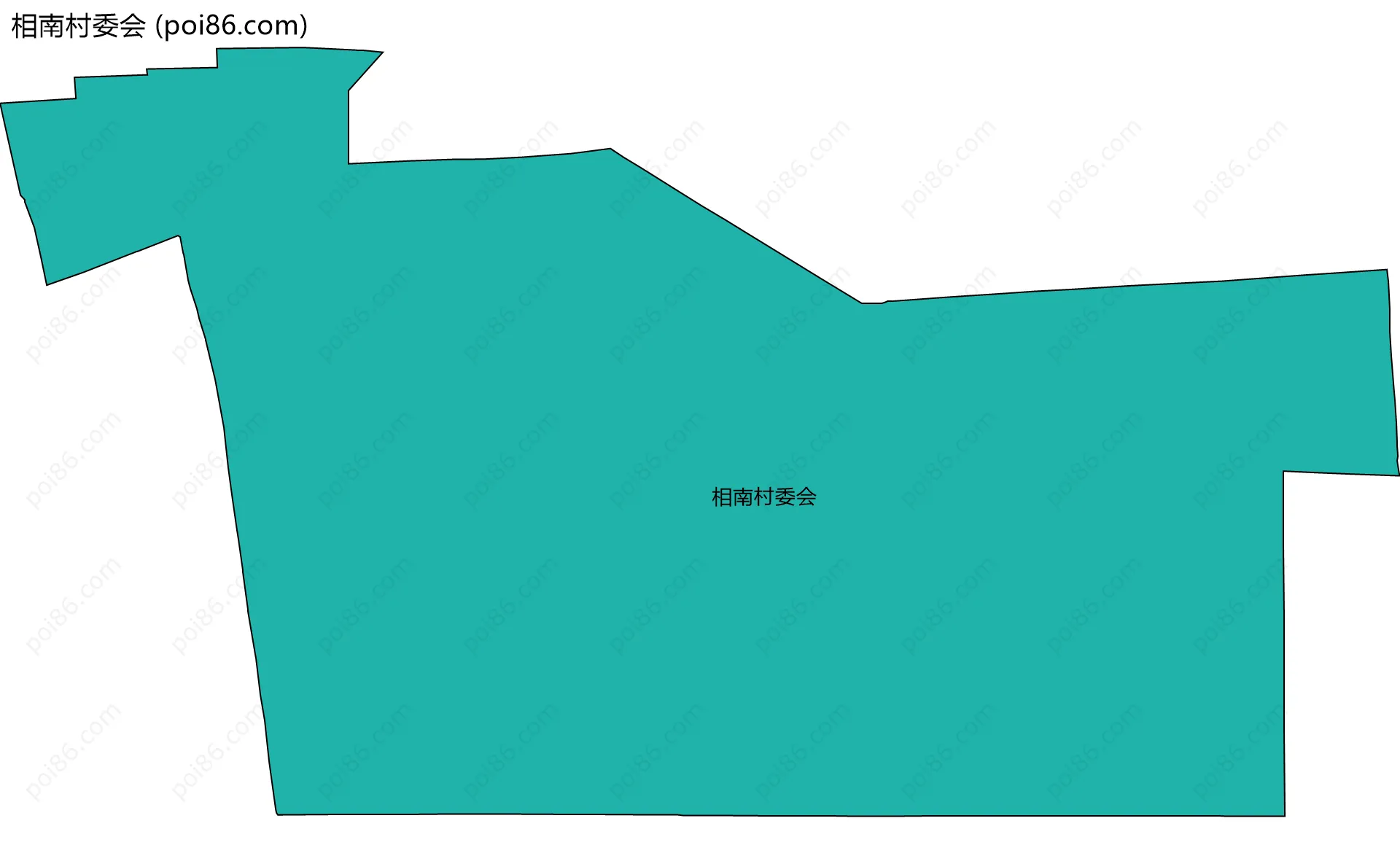 相南村委会边界地图