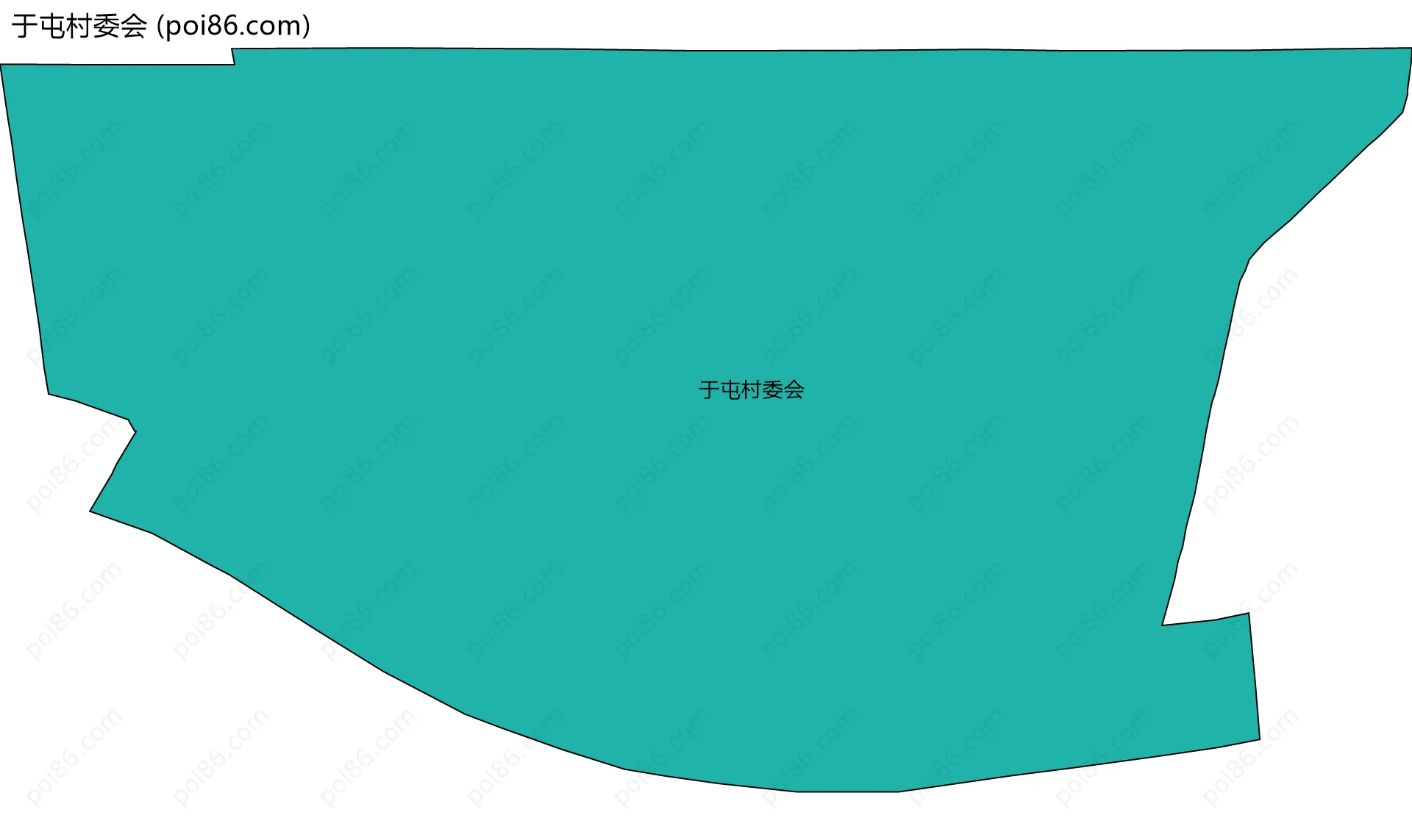 于屯村委会边界地图