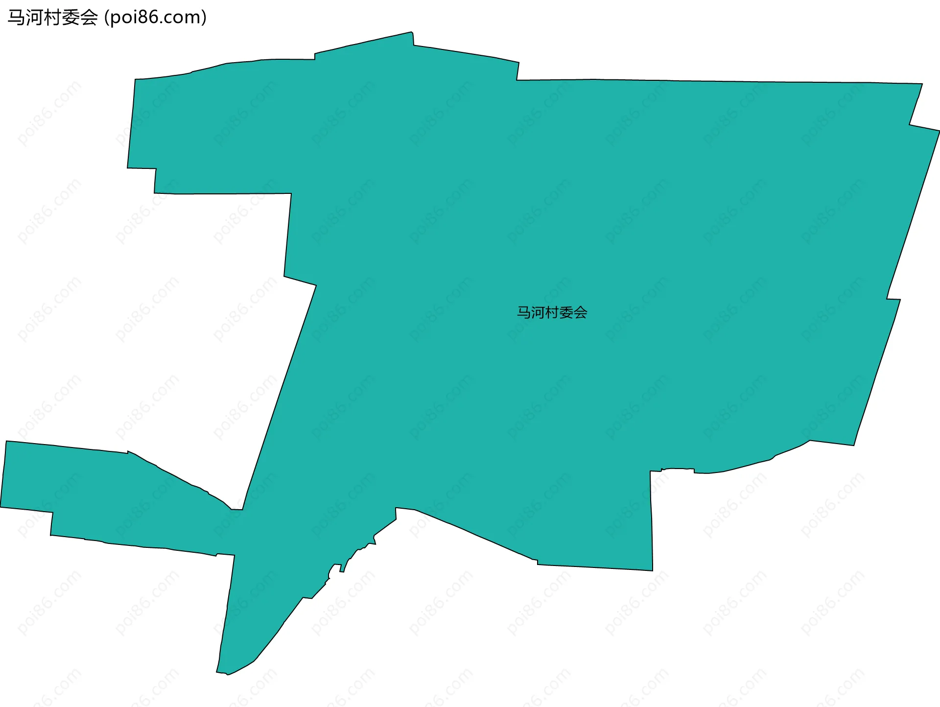 马河村委会边界地图