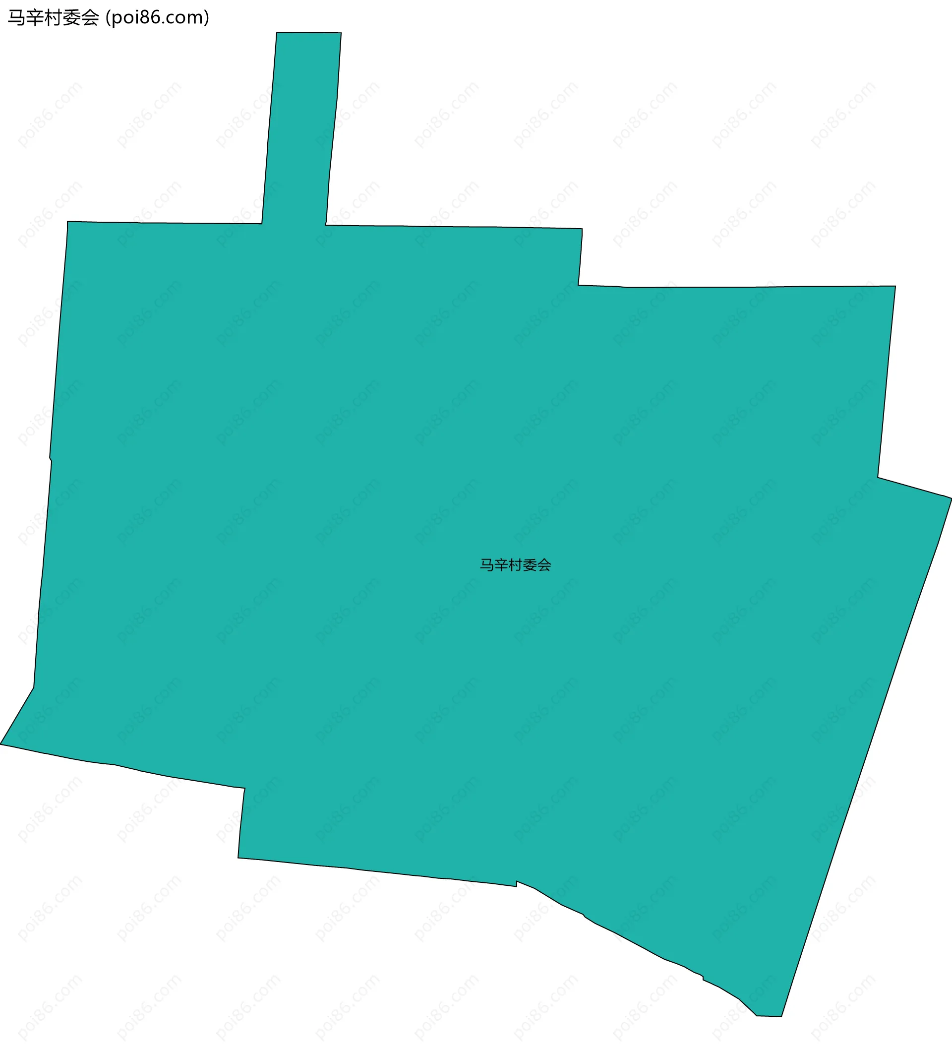 马辛村委会边界地图