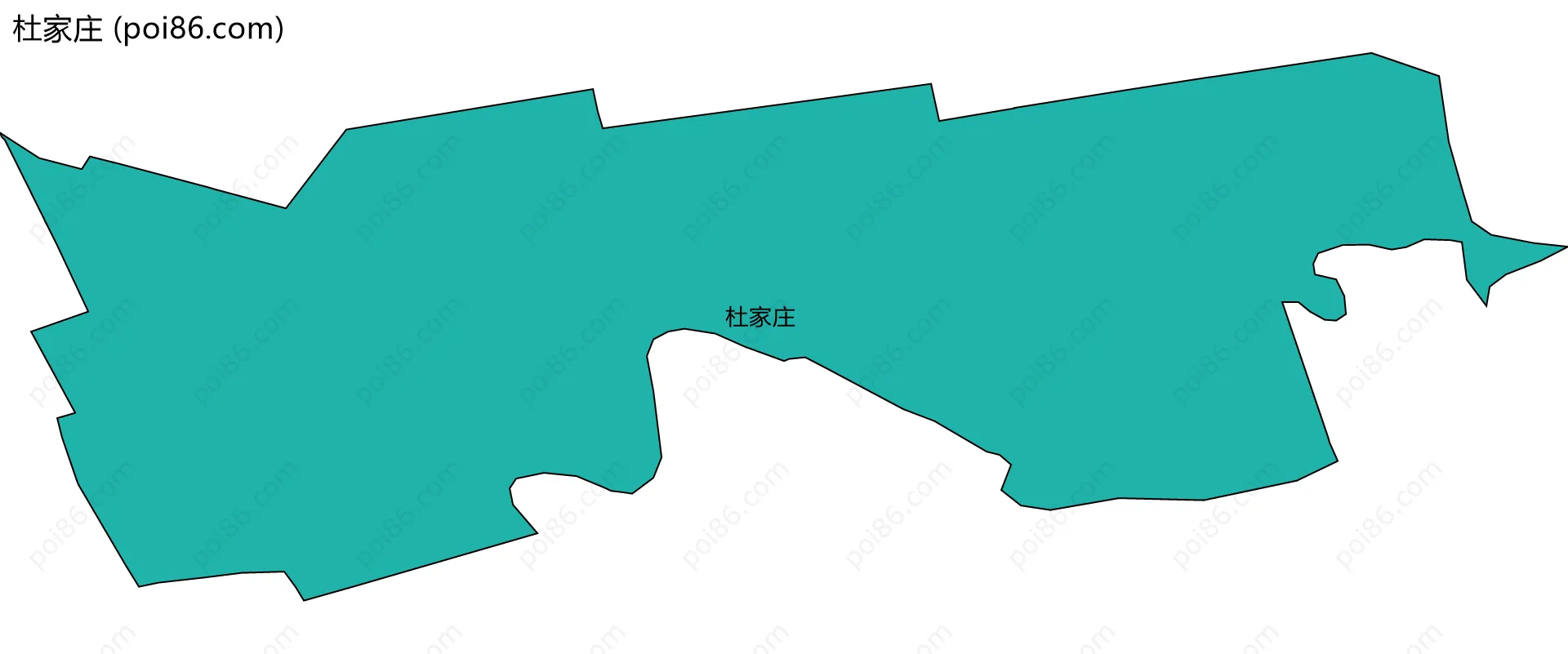 杜家庄边界地图