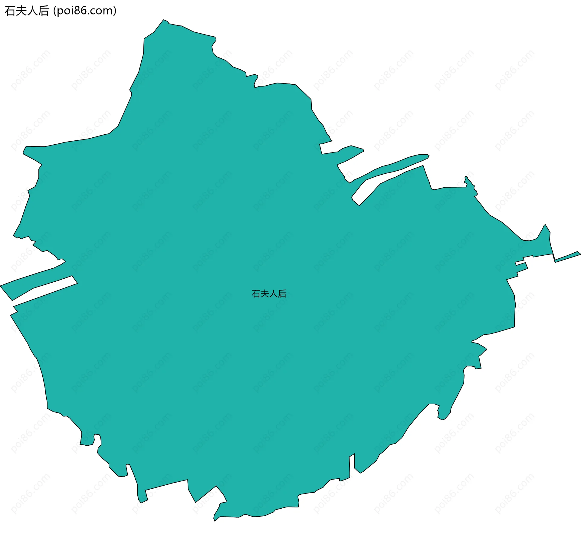 石夫人后边界地图