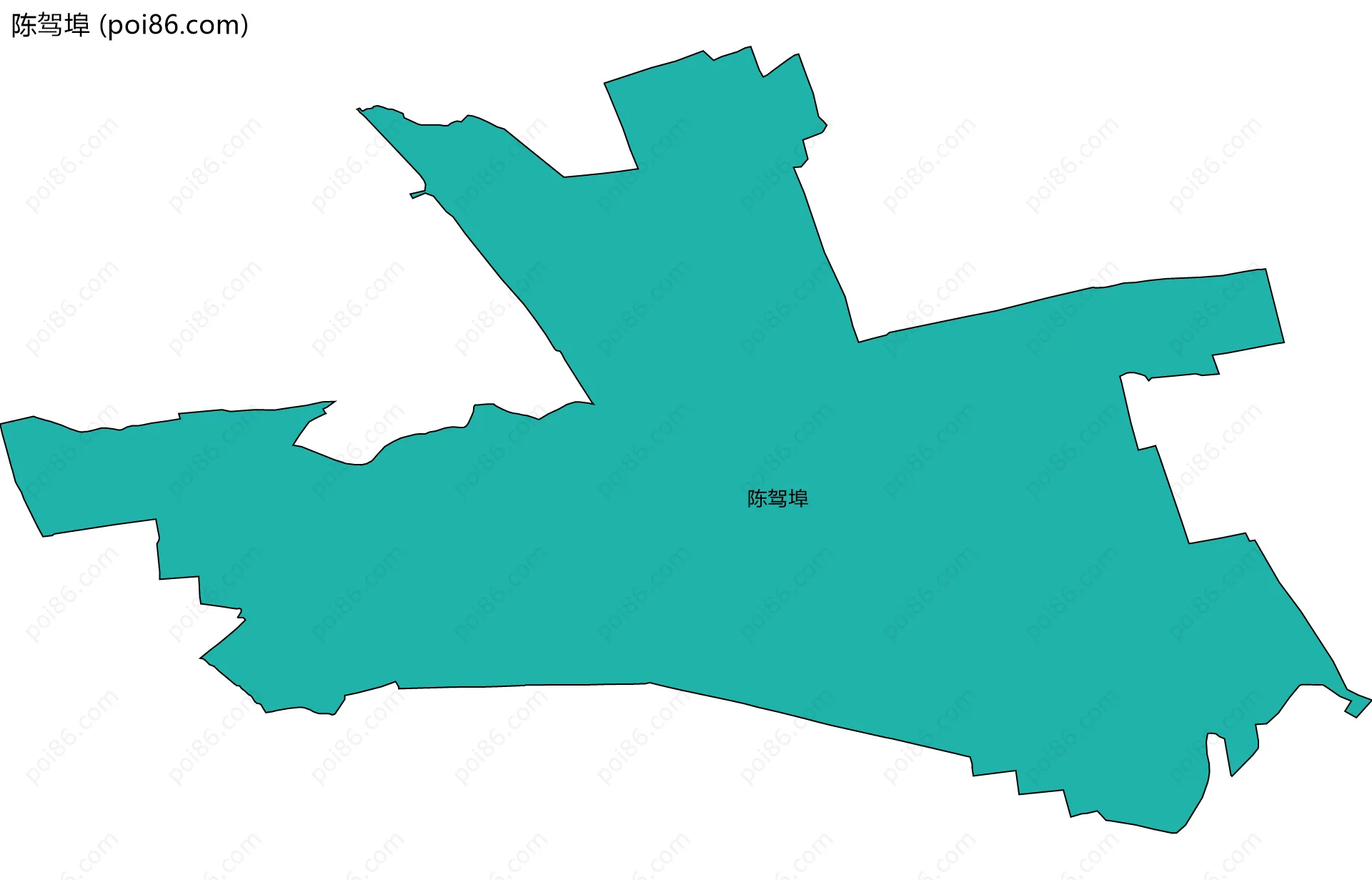 陈驾埠边界地图