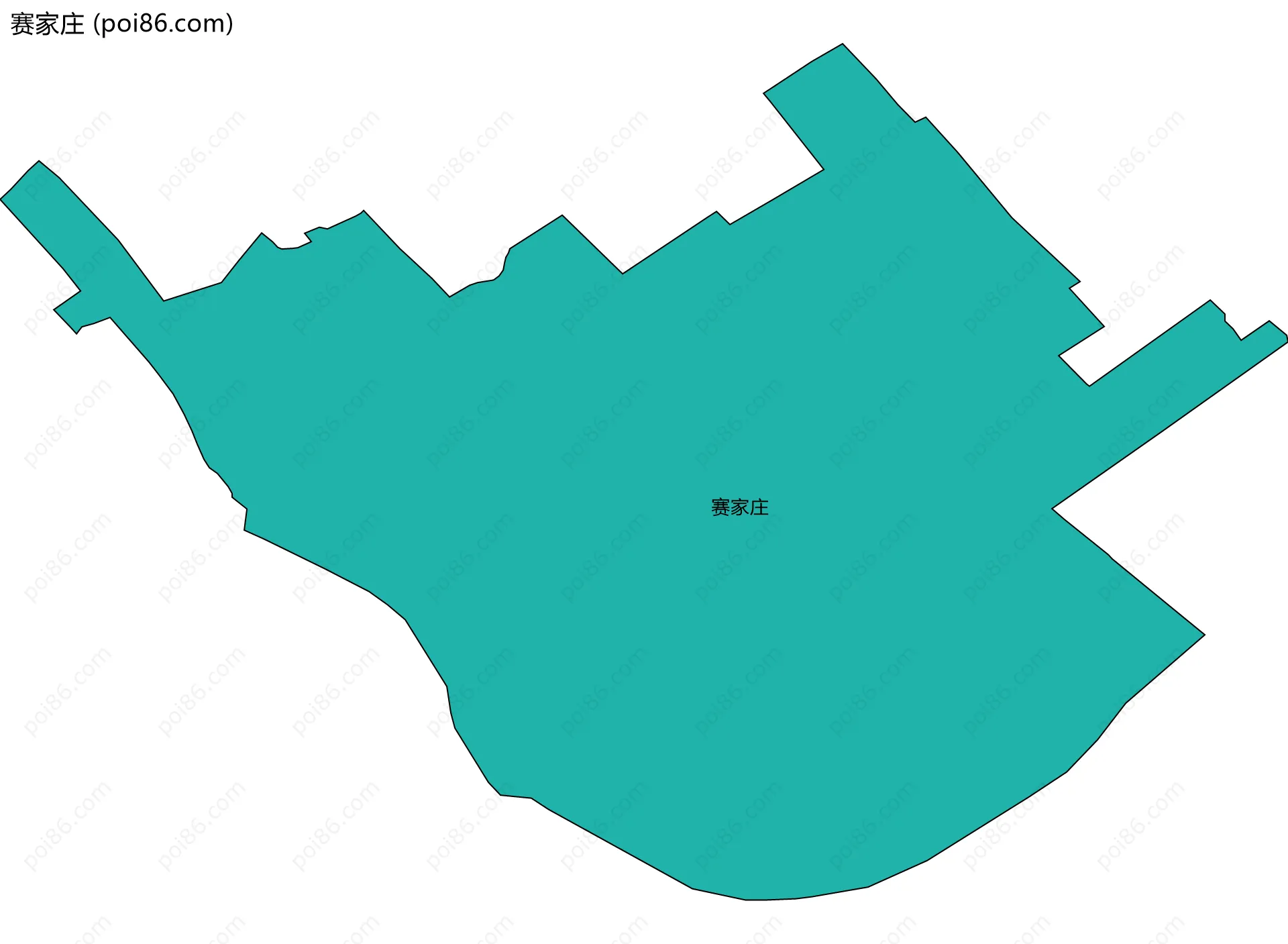 赛家庄边界地图