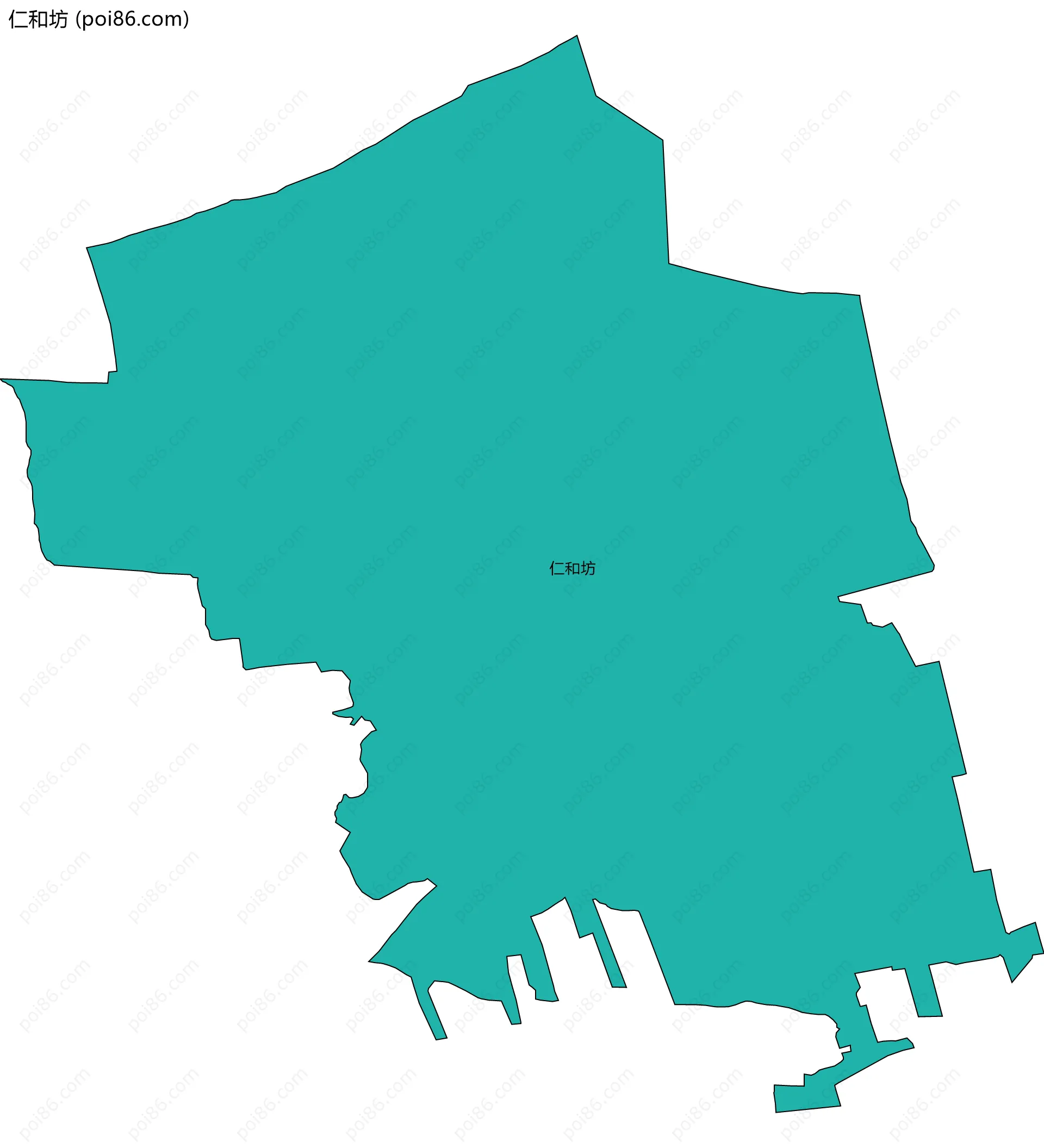 仁和坊边界地图