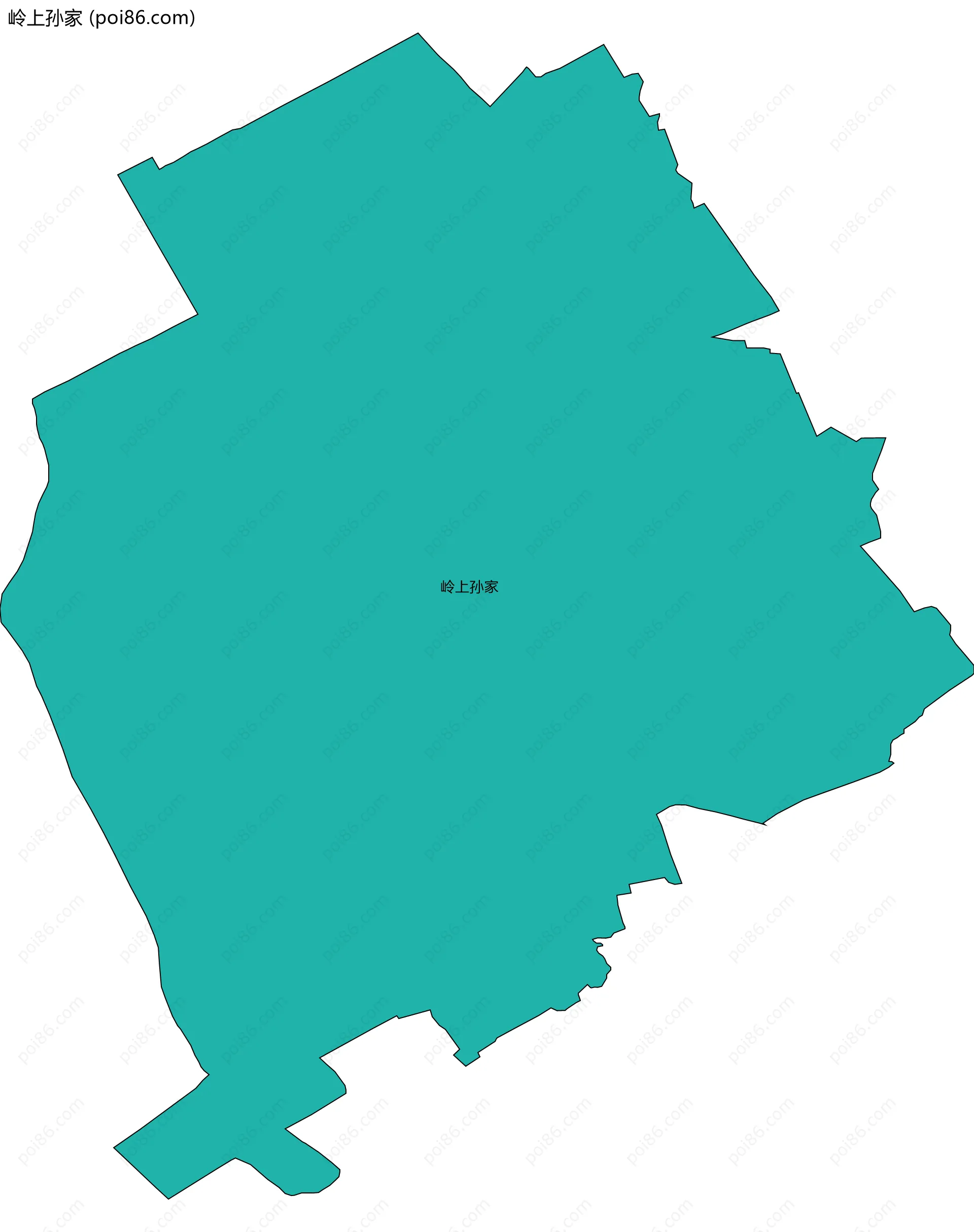 岭上孙家边界地图