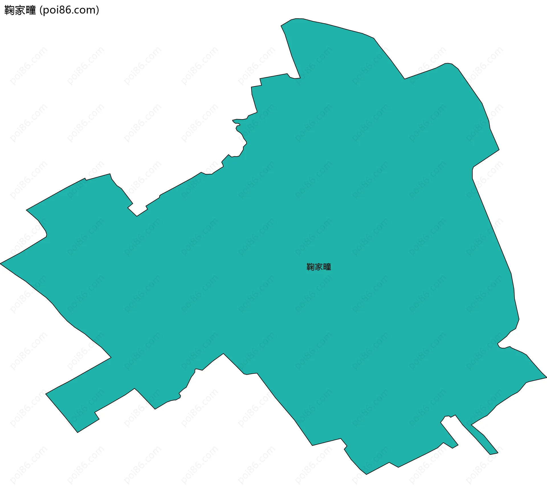 鞠家疃边界地图