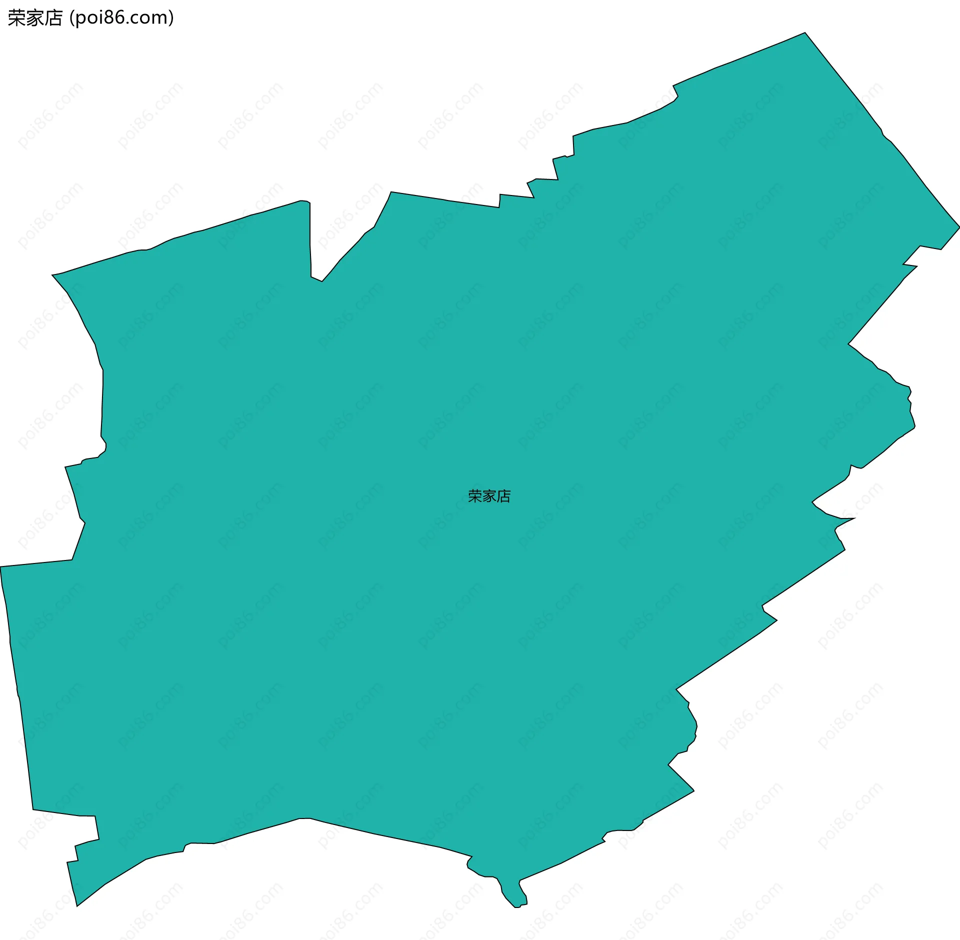 荣家店边界地图
