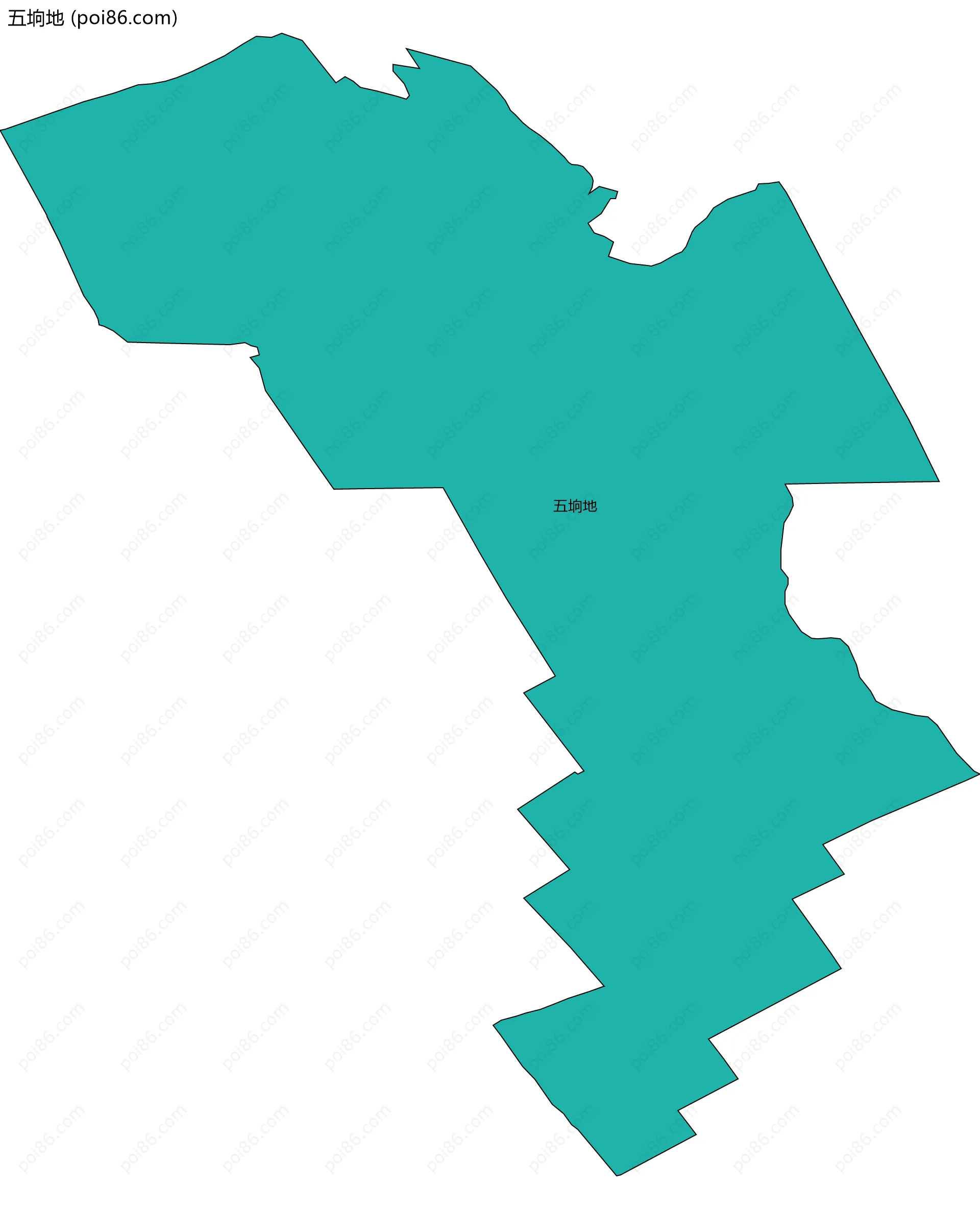 五垧地边界地图